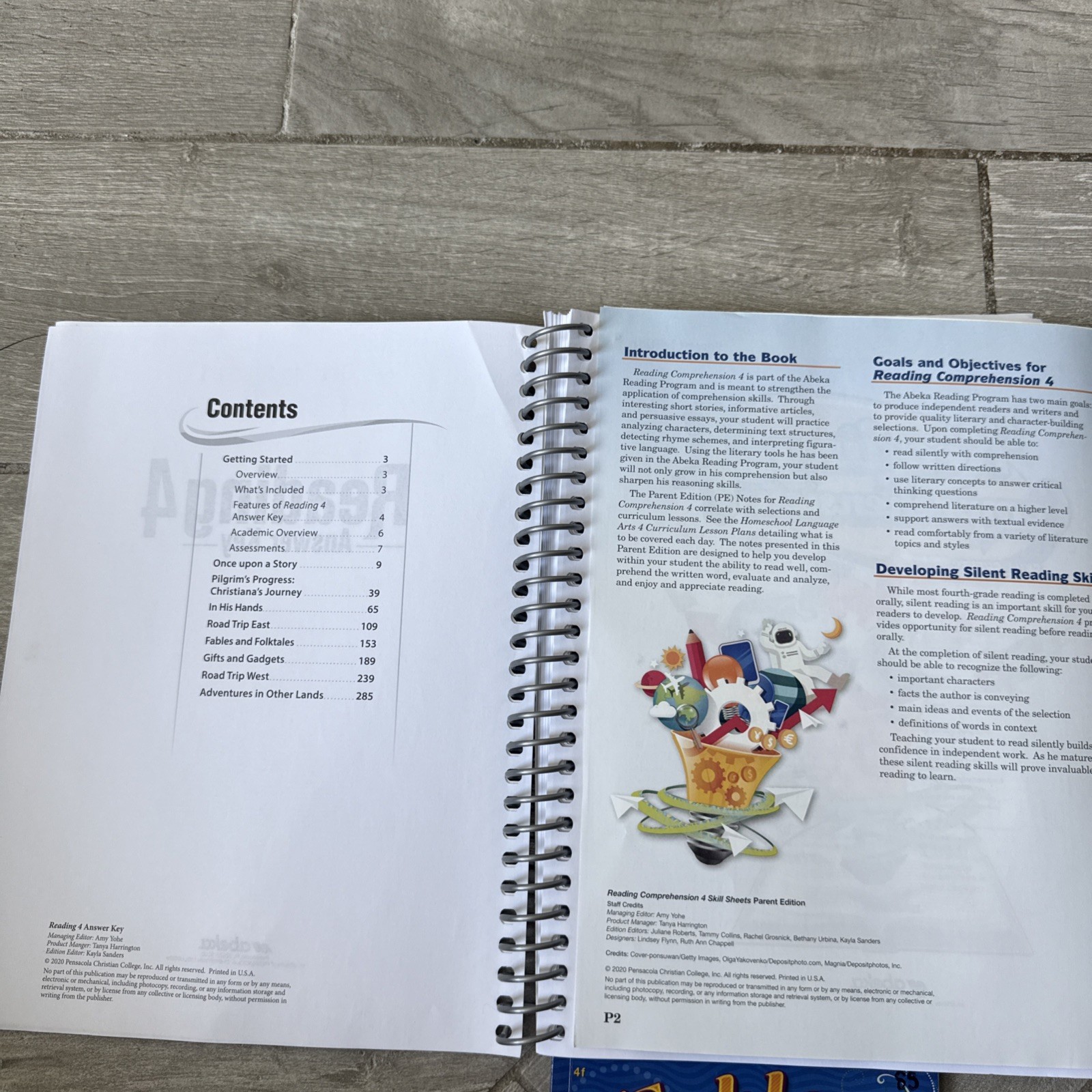 A Beka 4th Grade Reading Teacher/Answer Keys And 3 Readers Gifts And Gadgets