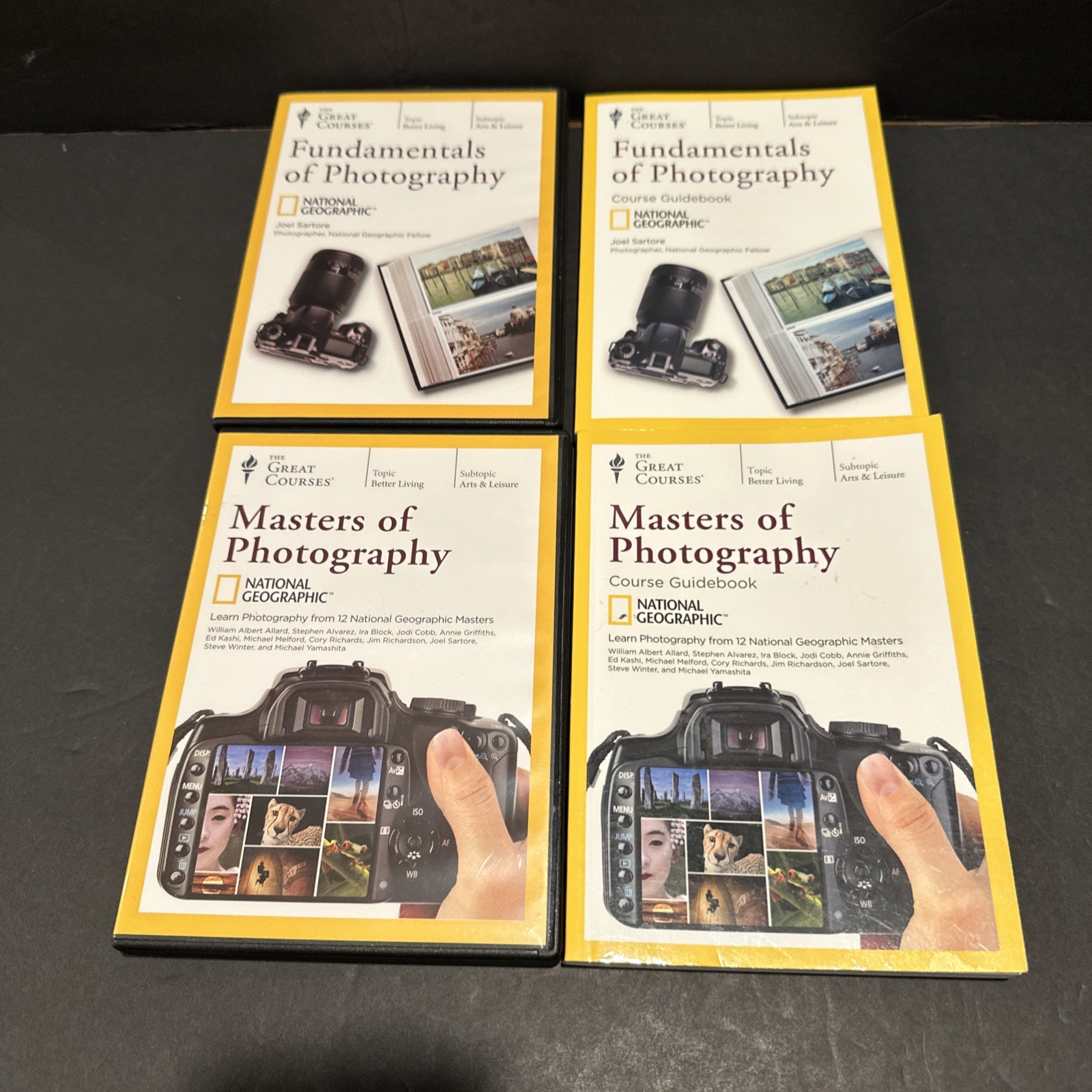The Great Courses – Nat Geo Photography – 2-Courses COMPLETE – 8 DVD&rsquo;s –