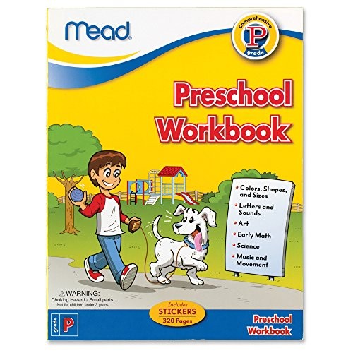 Mead Preschool Workbook, 10-7/8 x 8-3/8-Inches, 320 …