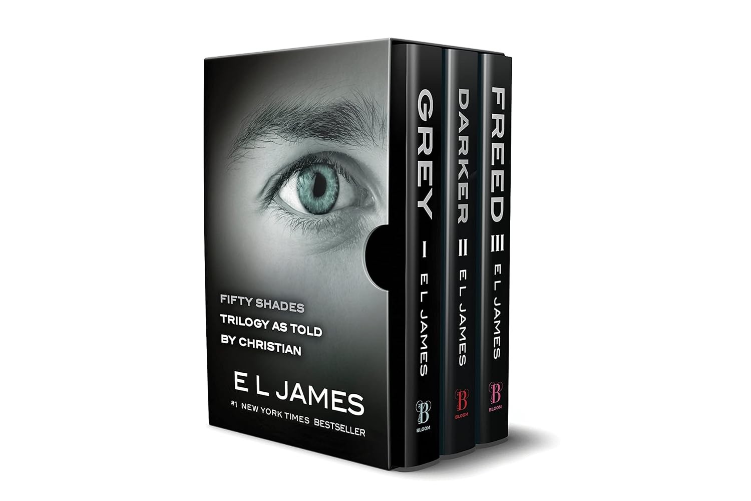 Fifty Shades as Told by Christian Trilogy: Grey, Darker, Freed Box Set New