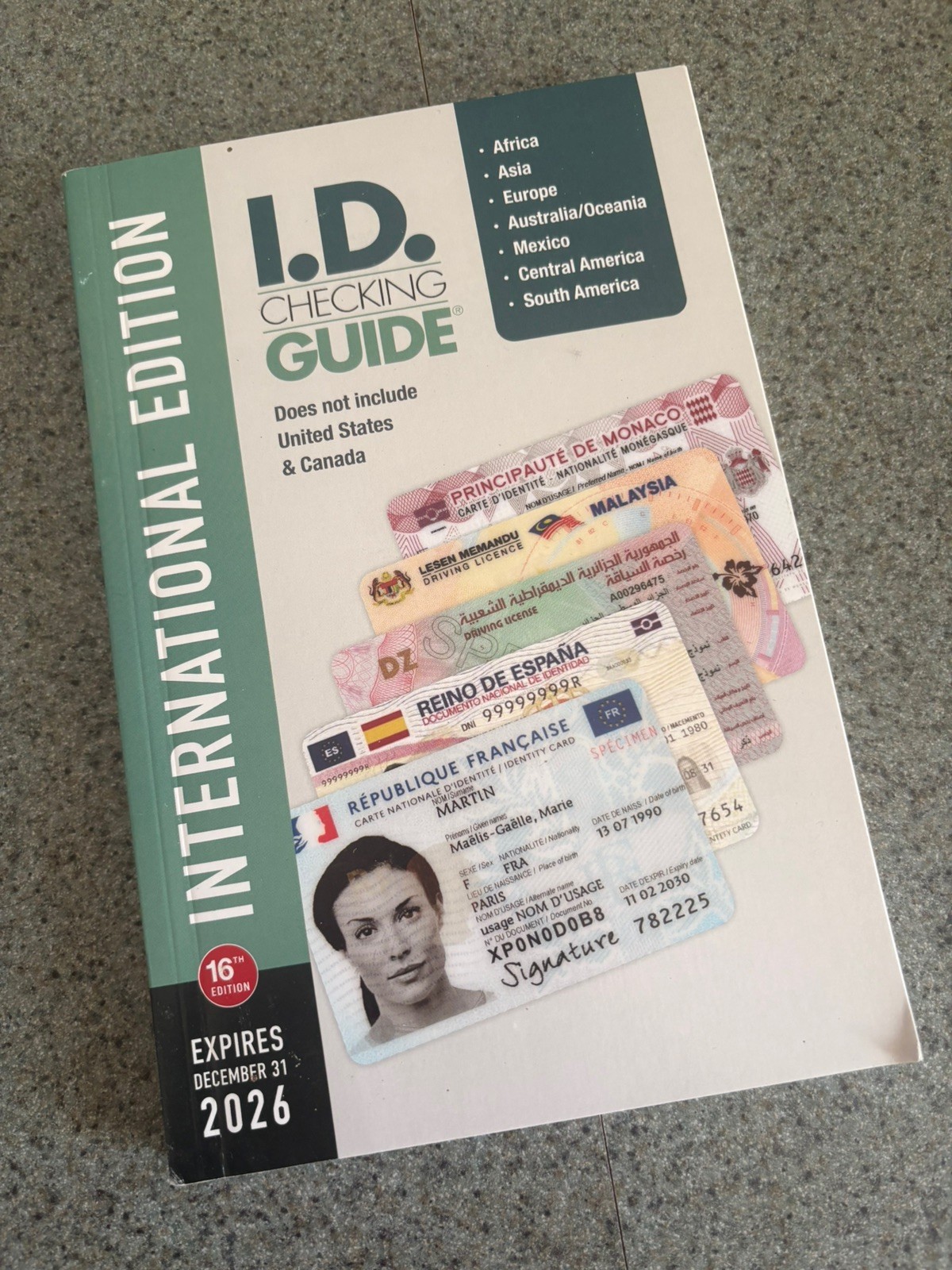 ID Checking Guide International I D New Current edition