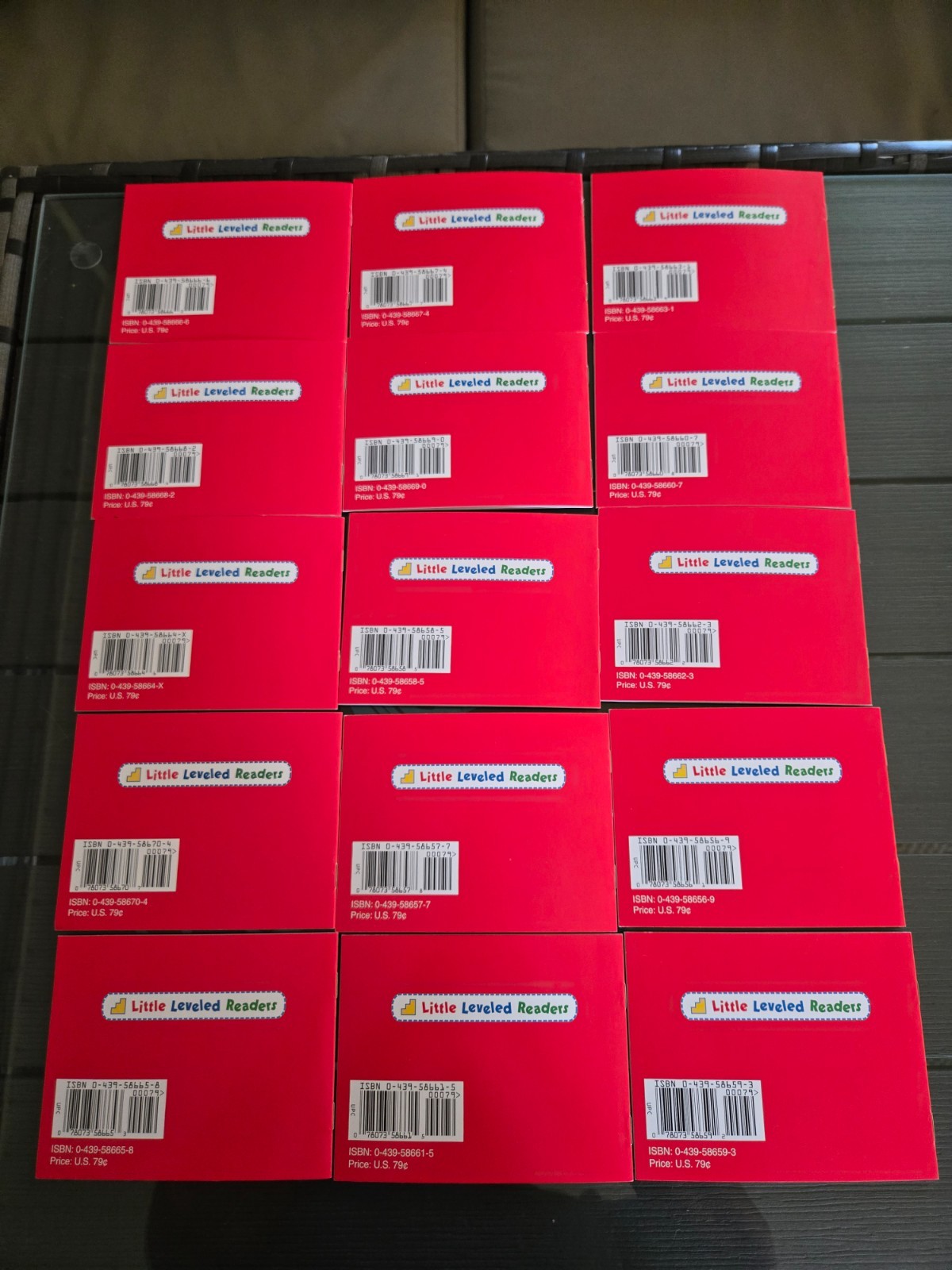 Complete 60 Book Set Scholastic Little Leveled Readers Levels A, B, C, D