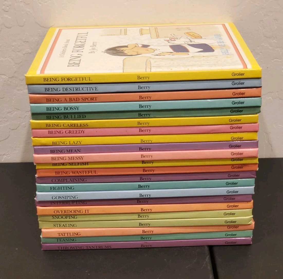 Joy Berry Help Me Be Good Children&rsquo;s Book Lot of 22 Hardcover Books Manners