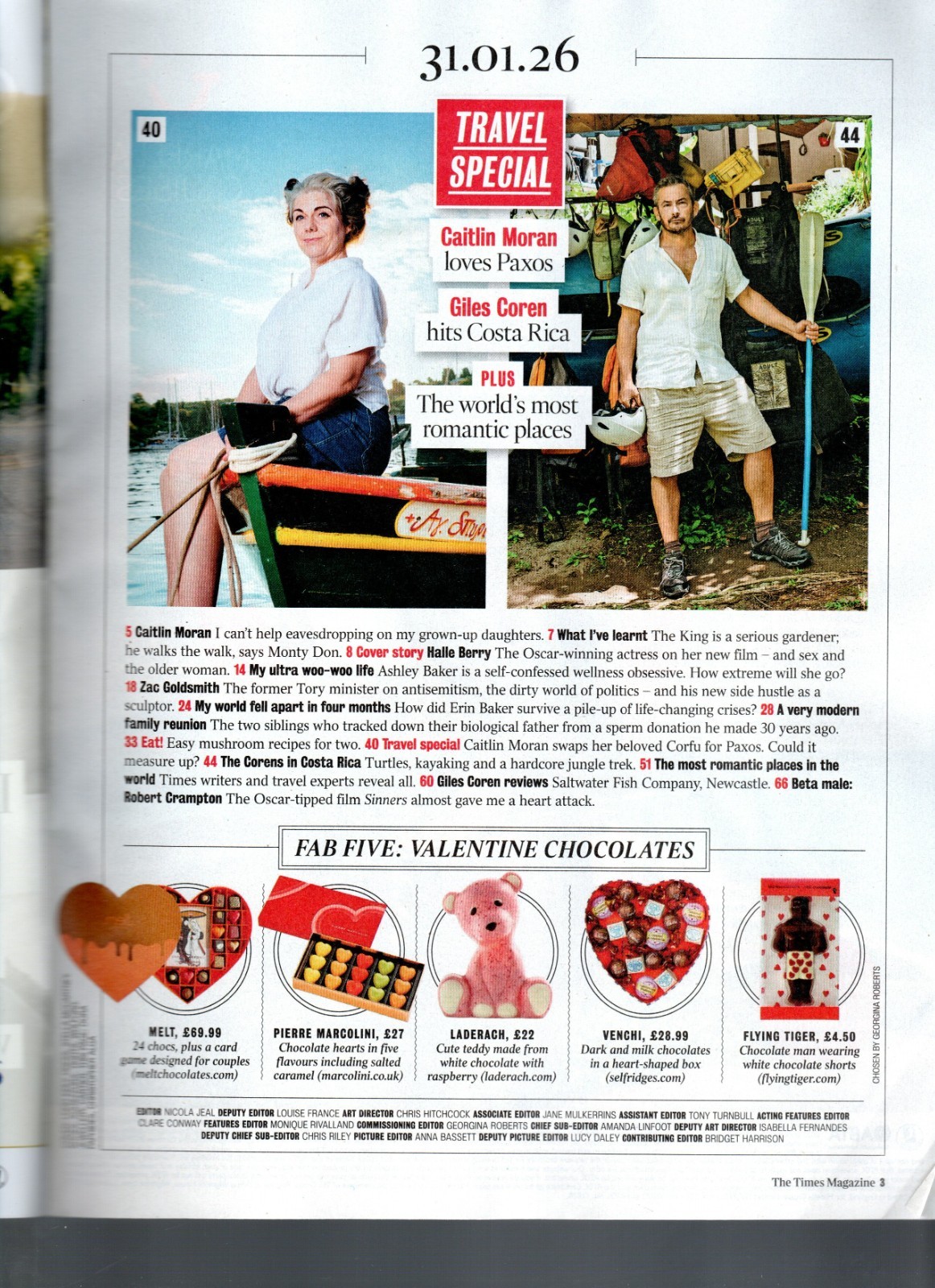 Times Magazine January 31 2026 – Halle Berry, Monty Don, Zac Goldsmith,