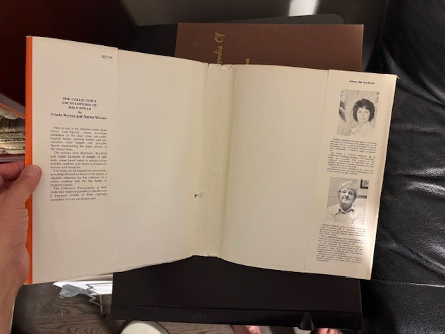 *Collector&rsquo;s Encyclopedia of Half-Dolls* Marion, HC/DJ/1st Ed/NF 1979, 608 pages