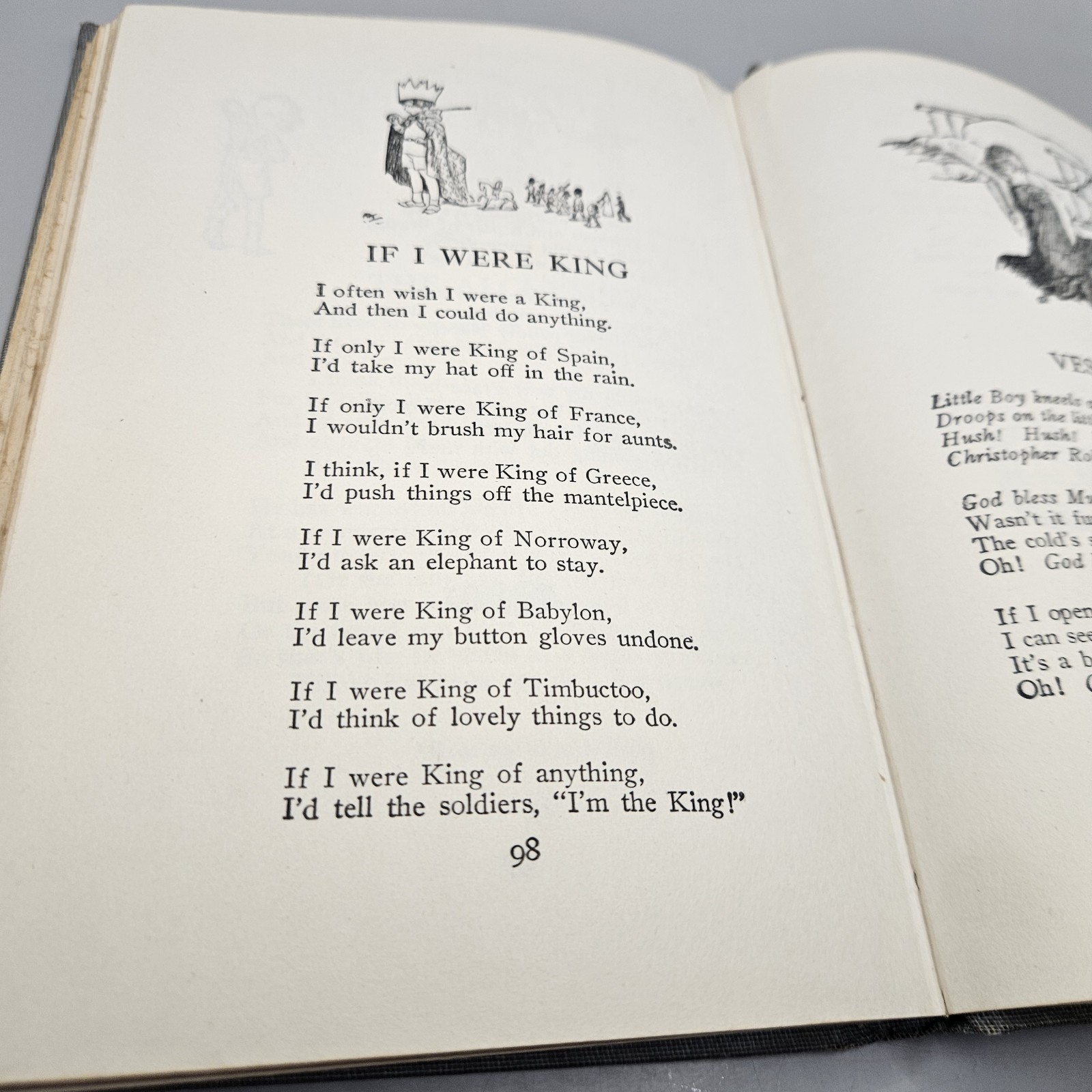 When We Were Very Young by A.A. Milne 1945 Edition HC Book