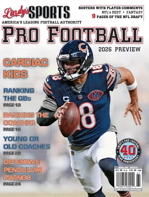 LINDY&rsquo;S SPORTS PRO FOOTBALL 2026 PREVIEW – BEARS
