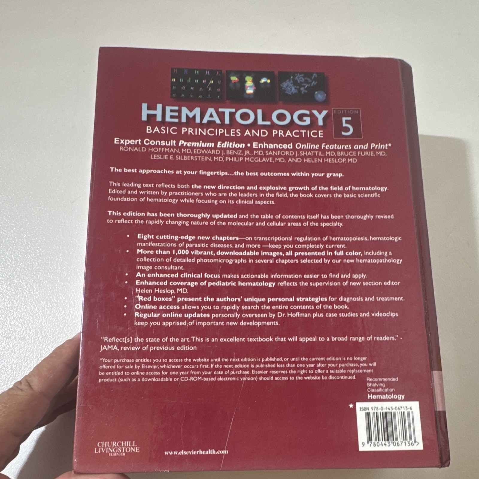 Churchill Livingstone Hematology: Basic Principles & Practice 5th HC 2008