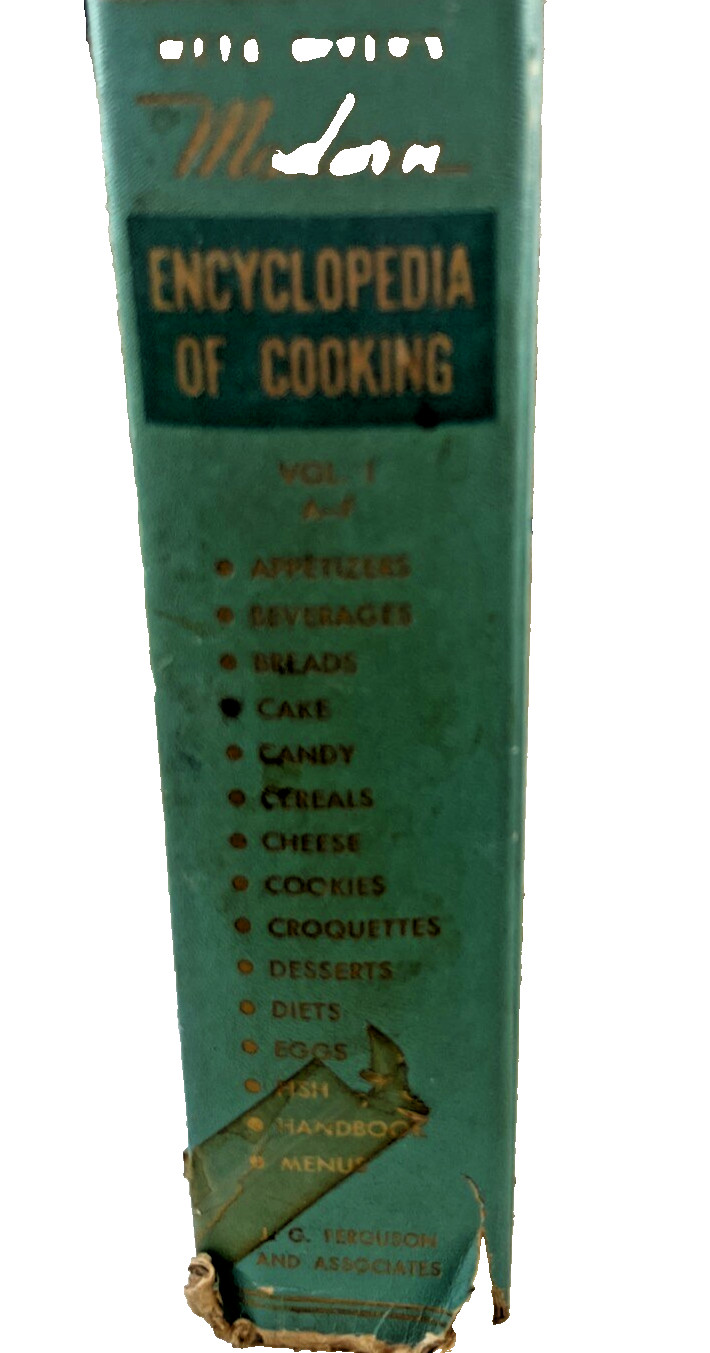 Meta Given&rsquo;s MODERN ENCYCLOPEDIA OF COOKING 1957 Cookbook 736 Pages