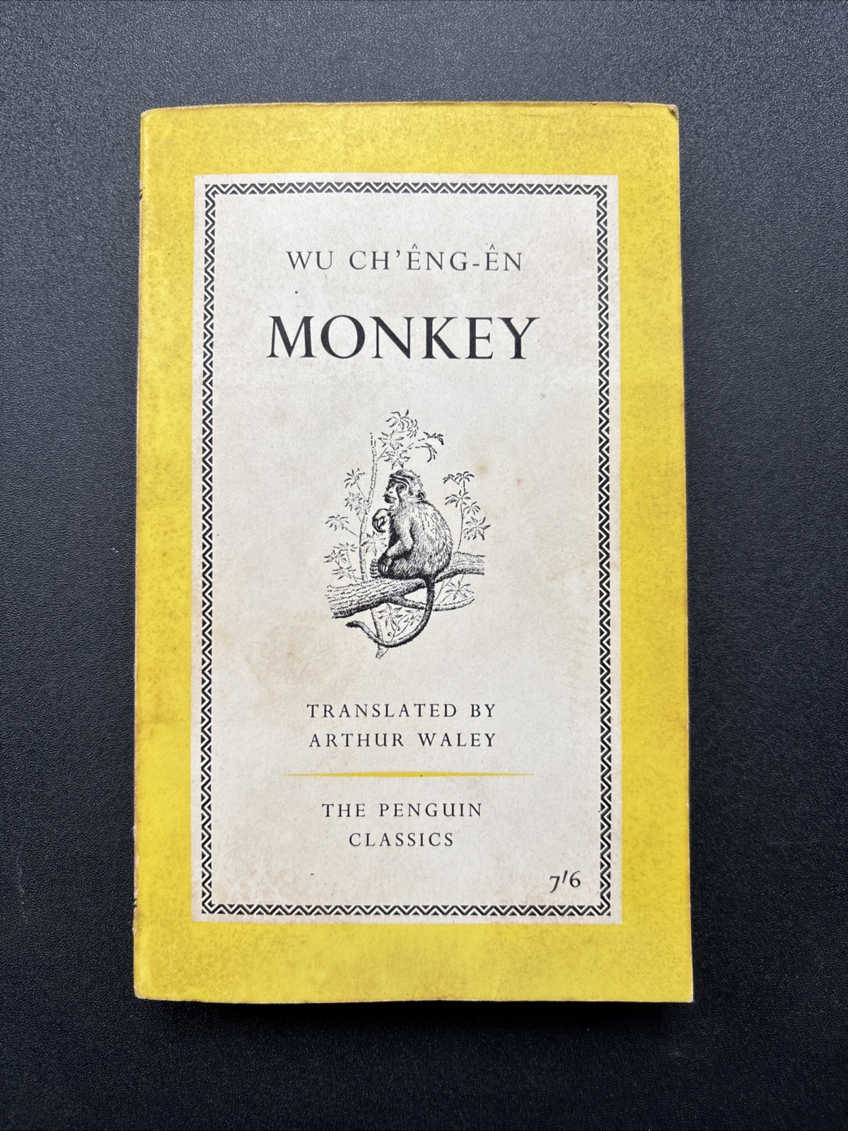 Monkey – Wu Ch&rsquo;Eng-En (PB Penguin 1st Edition, trans. Waley – 1961)
