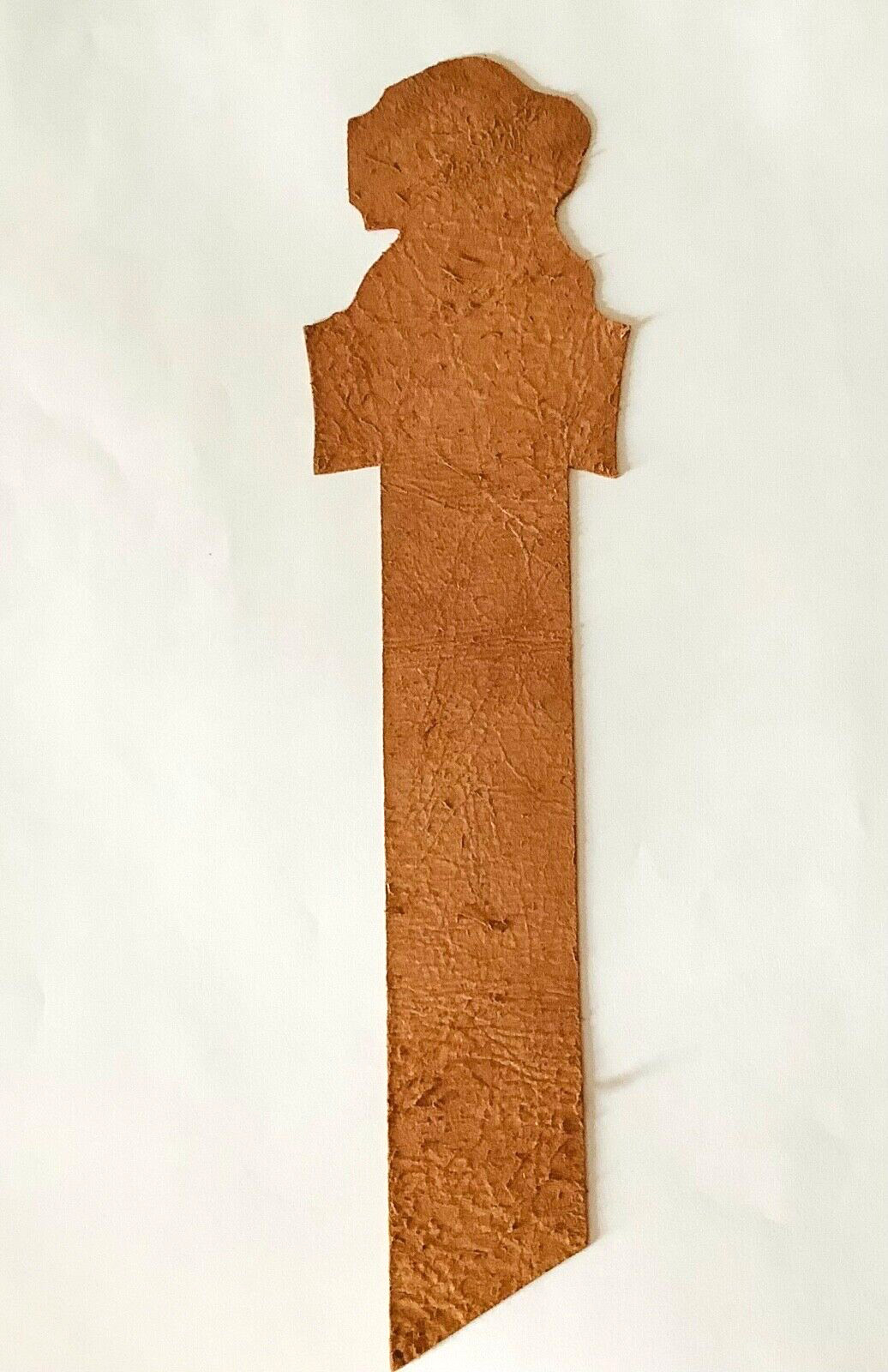 Bookmark Leather 1000 Islands Souvenir Vintage Dog Reading Book 9.5 in