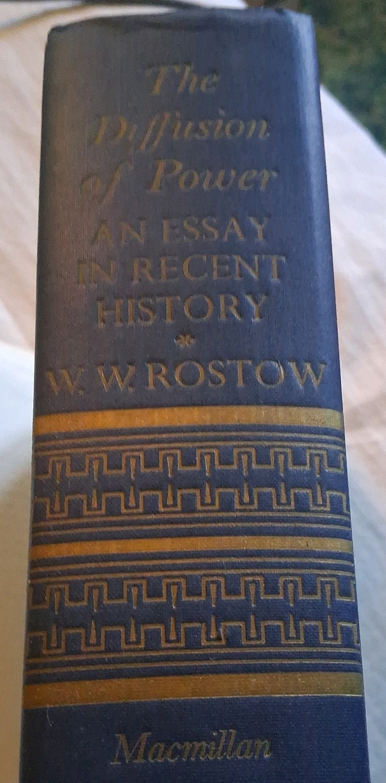 The Diffusion of Power 1957-1972 W.W. Rostow Hardcover/DJ 1st Printing