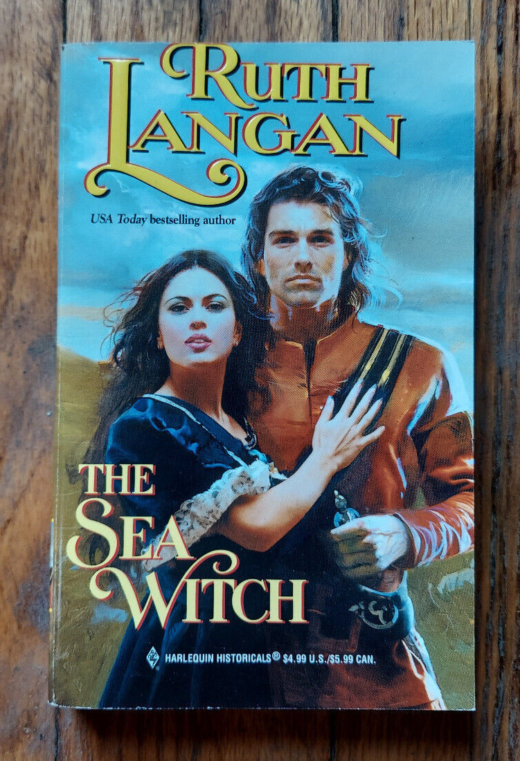 THE SEA WITCH RUTH LANGAN PAPERBACK HARLEQUIN MEDIEVAL ROMANCE NOVEL