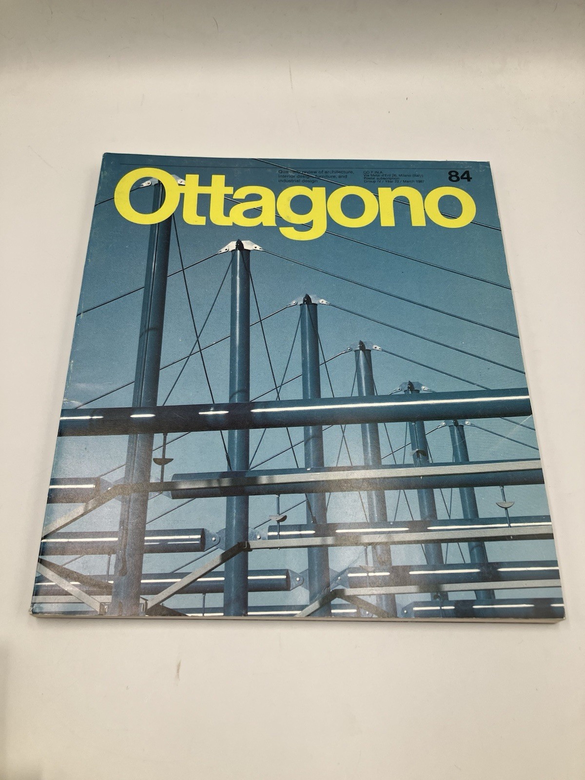 Lot of 3 Vintage Ottagono Quarterly 1986 1987 Issues Architecture Italian Design