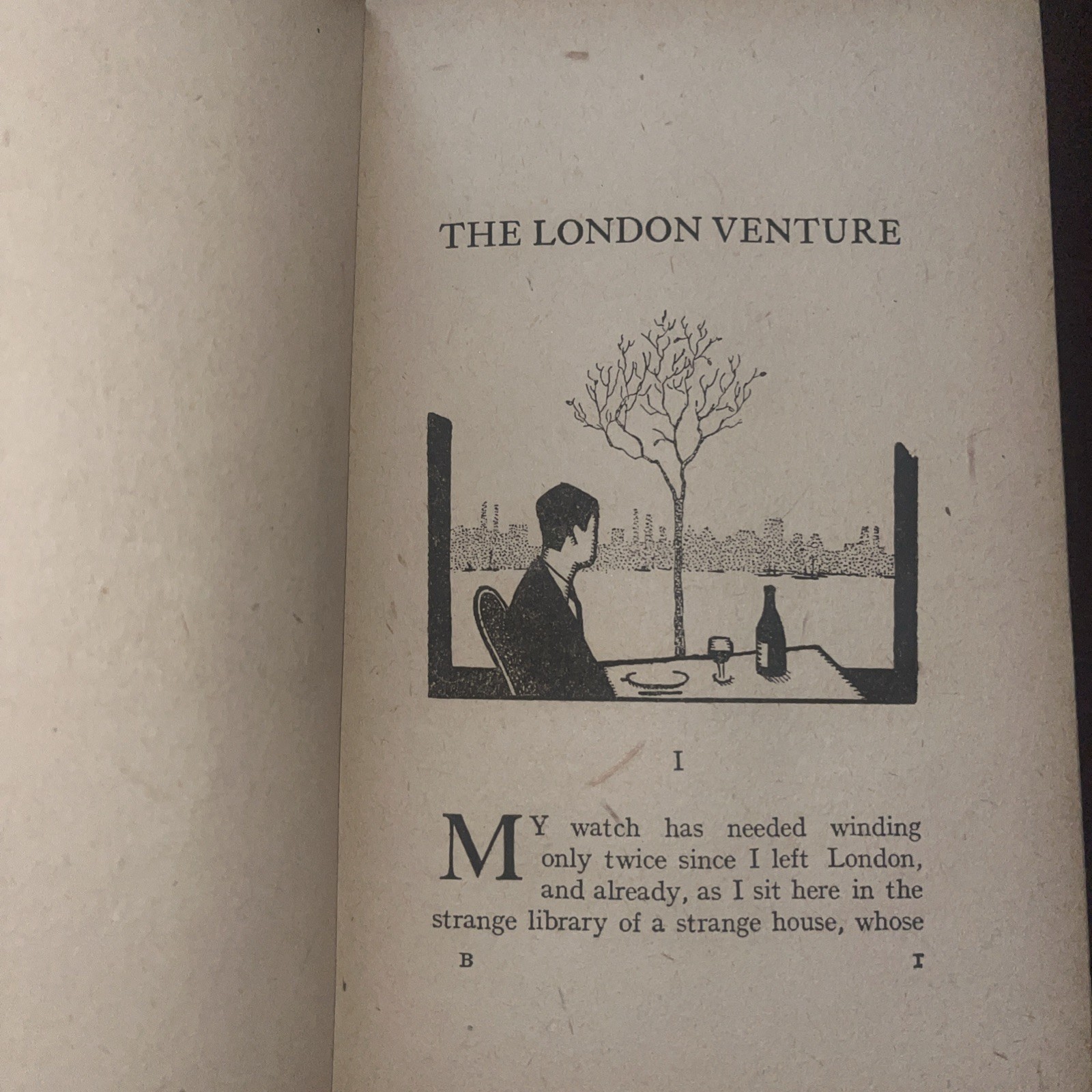 1919 The London Venture by Michael ARLEN with Drawings by Michel Sevier HC