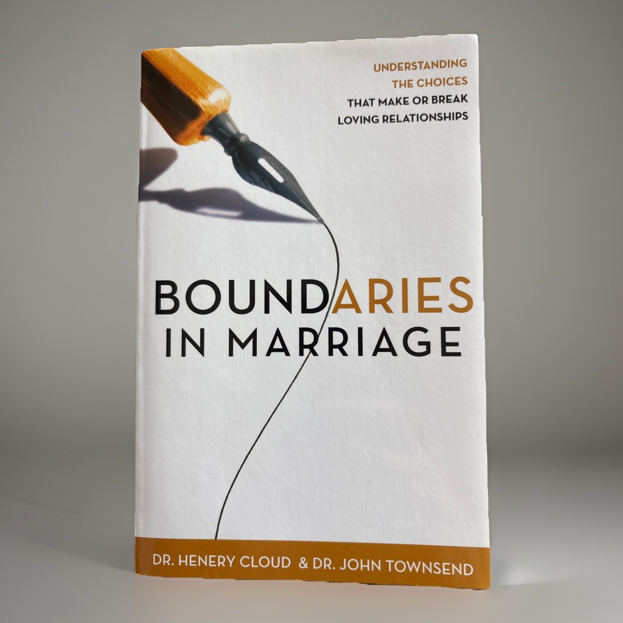 Boundaries in Marriage by John Townsend and Henry Cloud (2002, Paperback) *NEW*