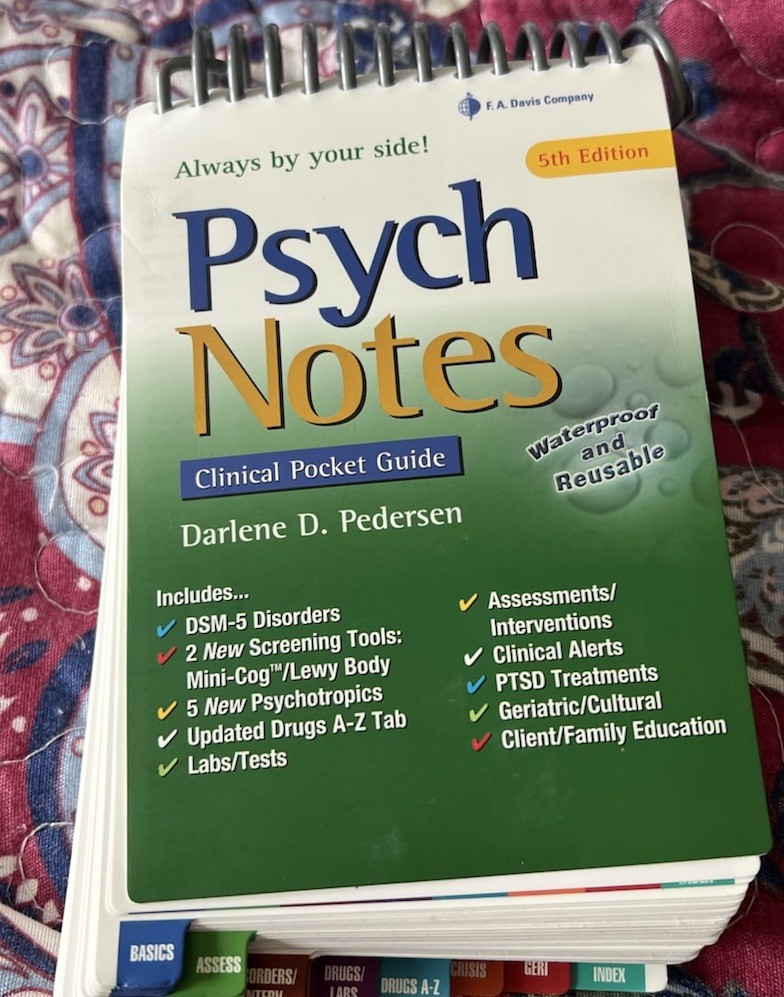 PsychNotes : Clinical Pocket Guide by Darlene D. Pedersen (2017, Spiral) 5th Ed.