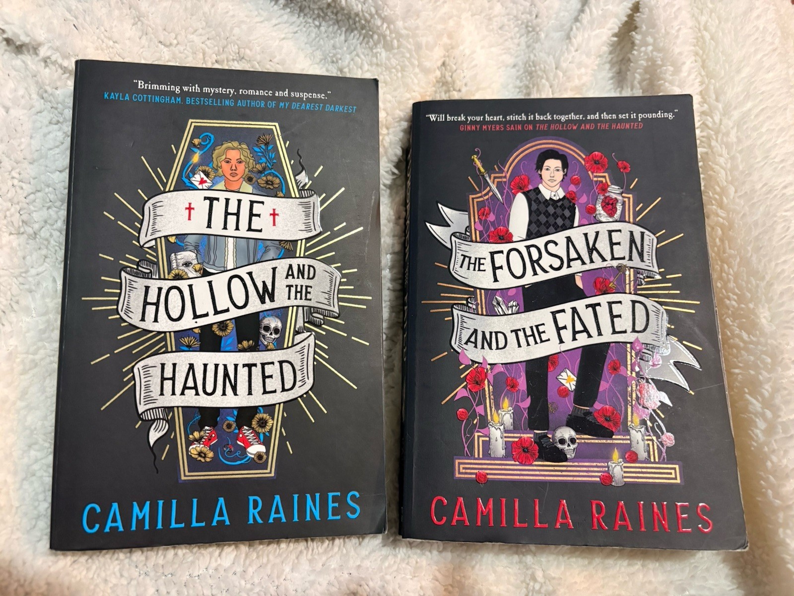 Forsaken Fated Hollow Haunted Camila Raines Paperback set 2