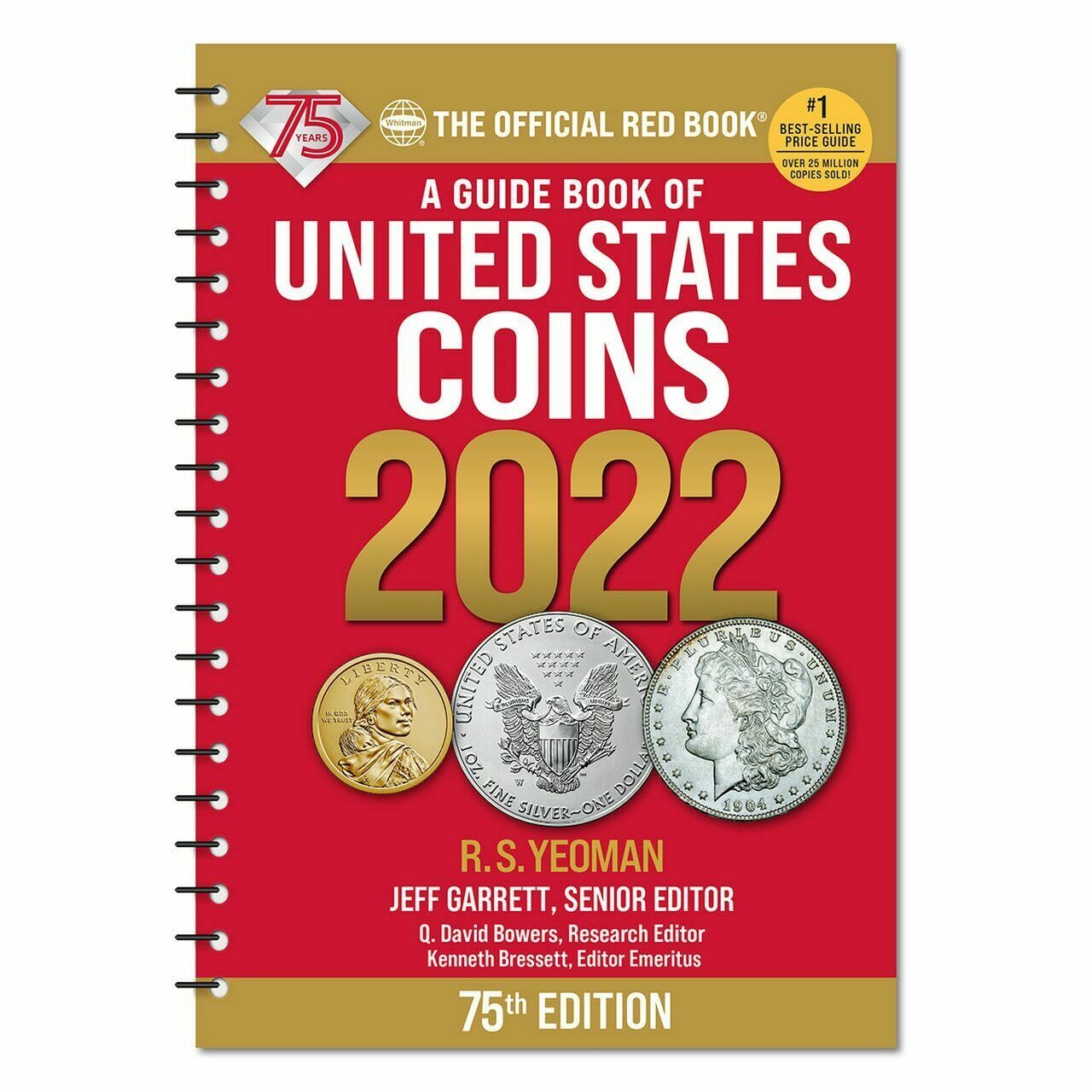 The Official 2023 Red Book Guide to Coins – Spiral Bound – 76th Ed