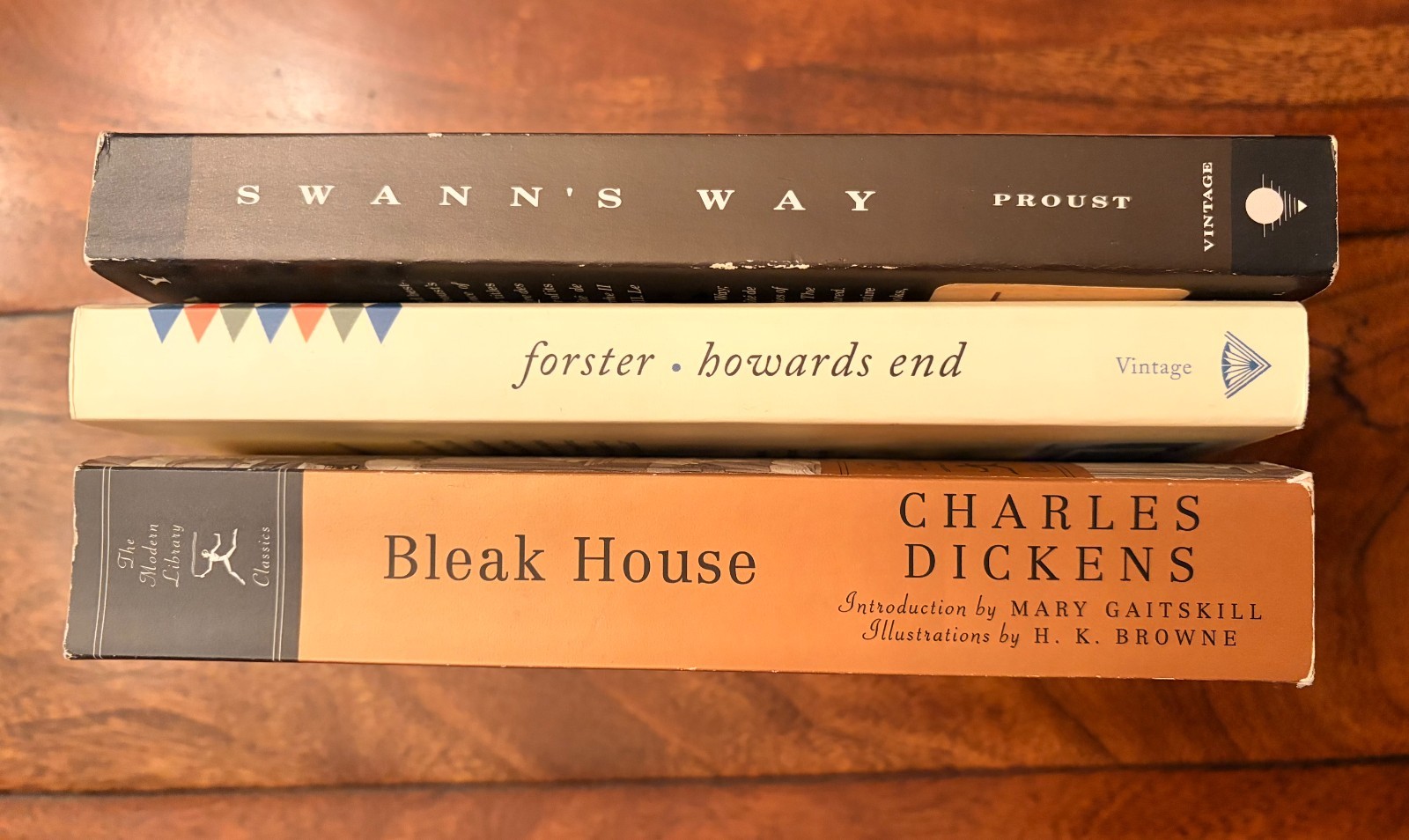 3-Book Classic Literary Masters Lot: SWANN&rsquo;S WAY, HOWARDS END, BLEAK HOUSE