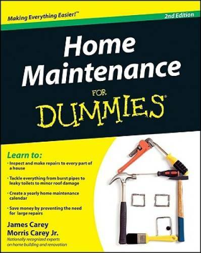 Home Maintenance For Dummies – Paperback By Carey, James – GOOD