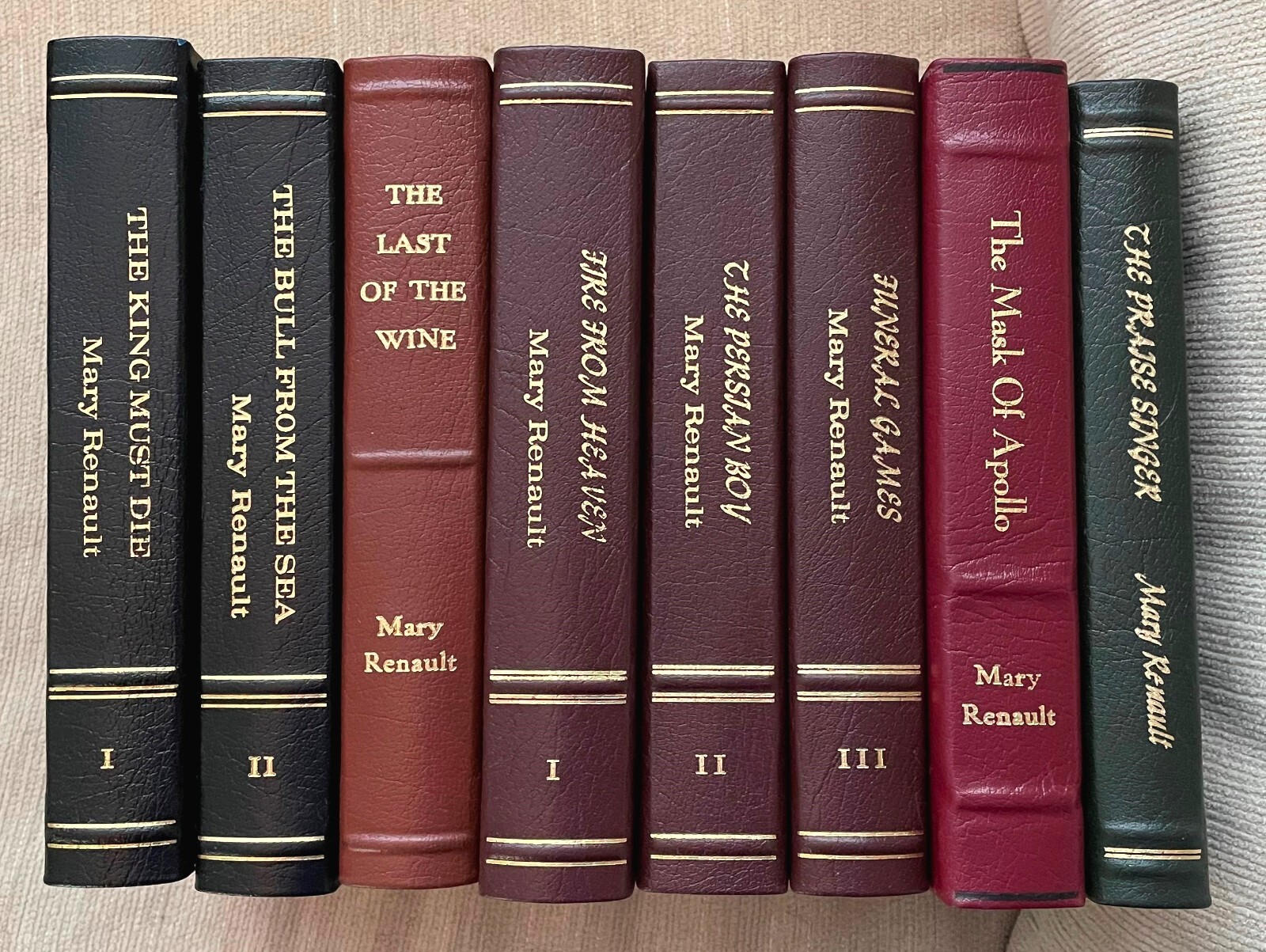 8 Mary Renault ALEXANDER THE GREAT Theseus ANCIENT GREECE Leather (like Easton)