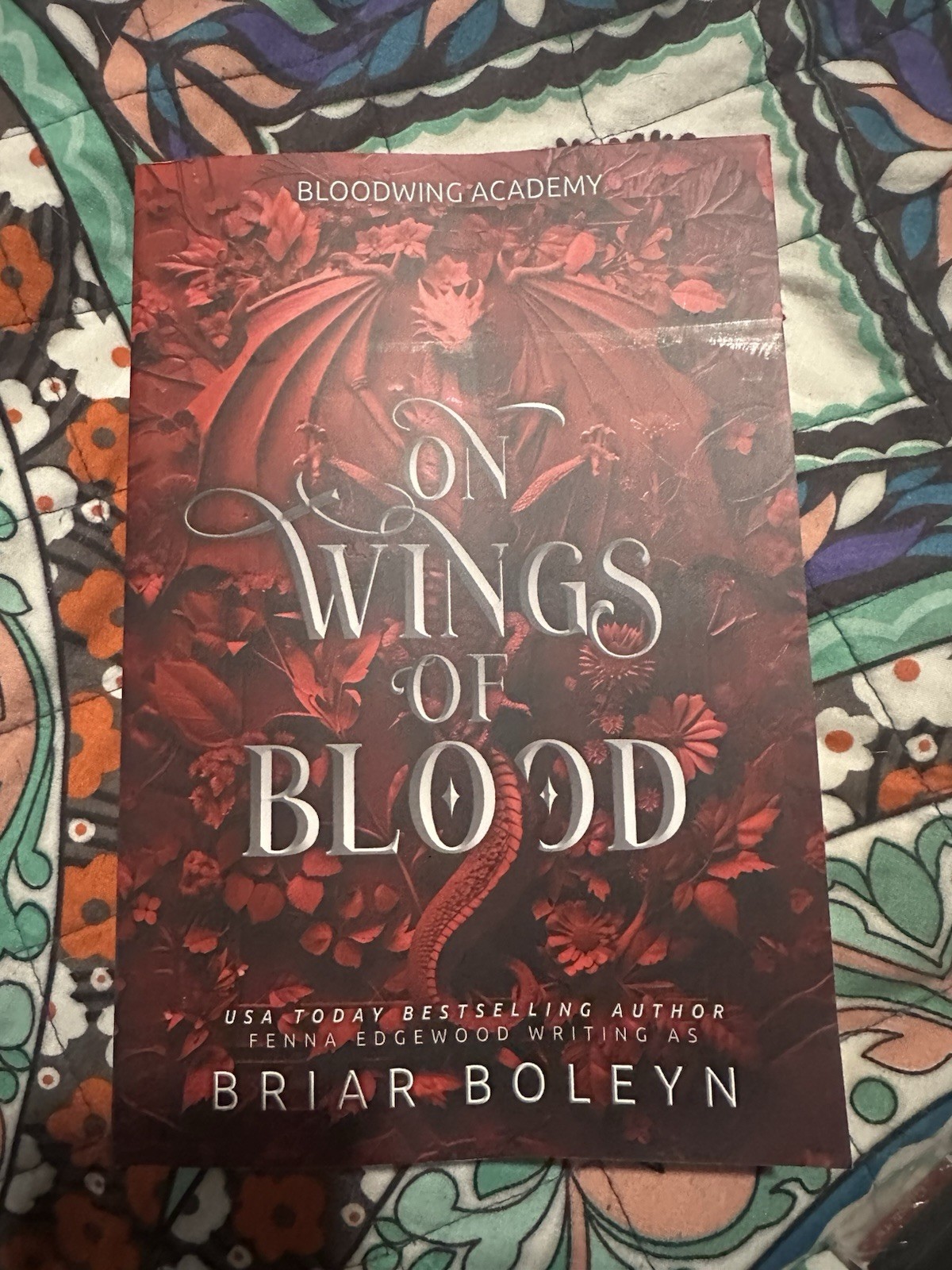 On Wings of Blood (Bloodwing Academy 1) by Briar Boleyn Paperback