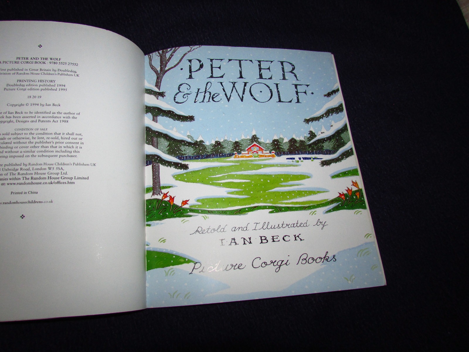 Prokofiev&rsquo;s Peter & The Wolf: Retold and Illustrated by Ian Beck 1994 SEE VIDEO