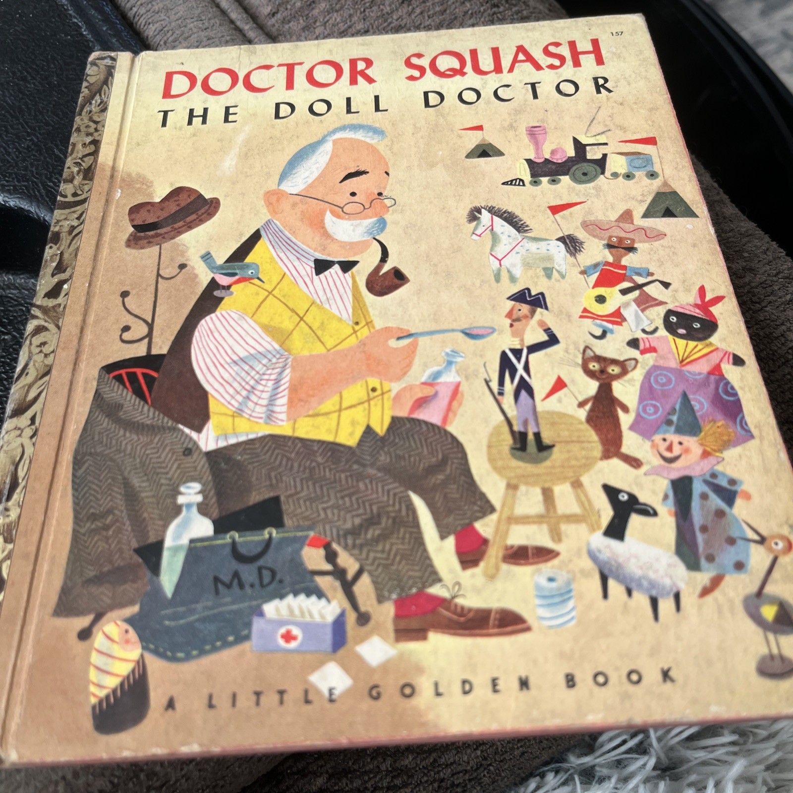 Little Golden Books Doctor Squash The Doll Doctor #157 1st Edition 1952