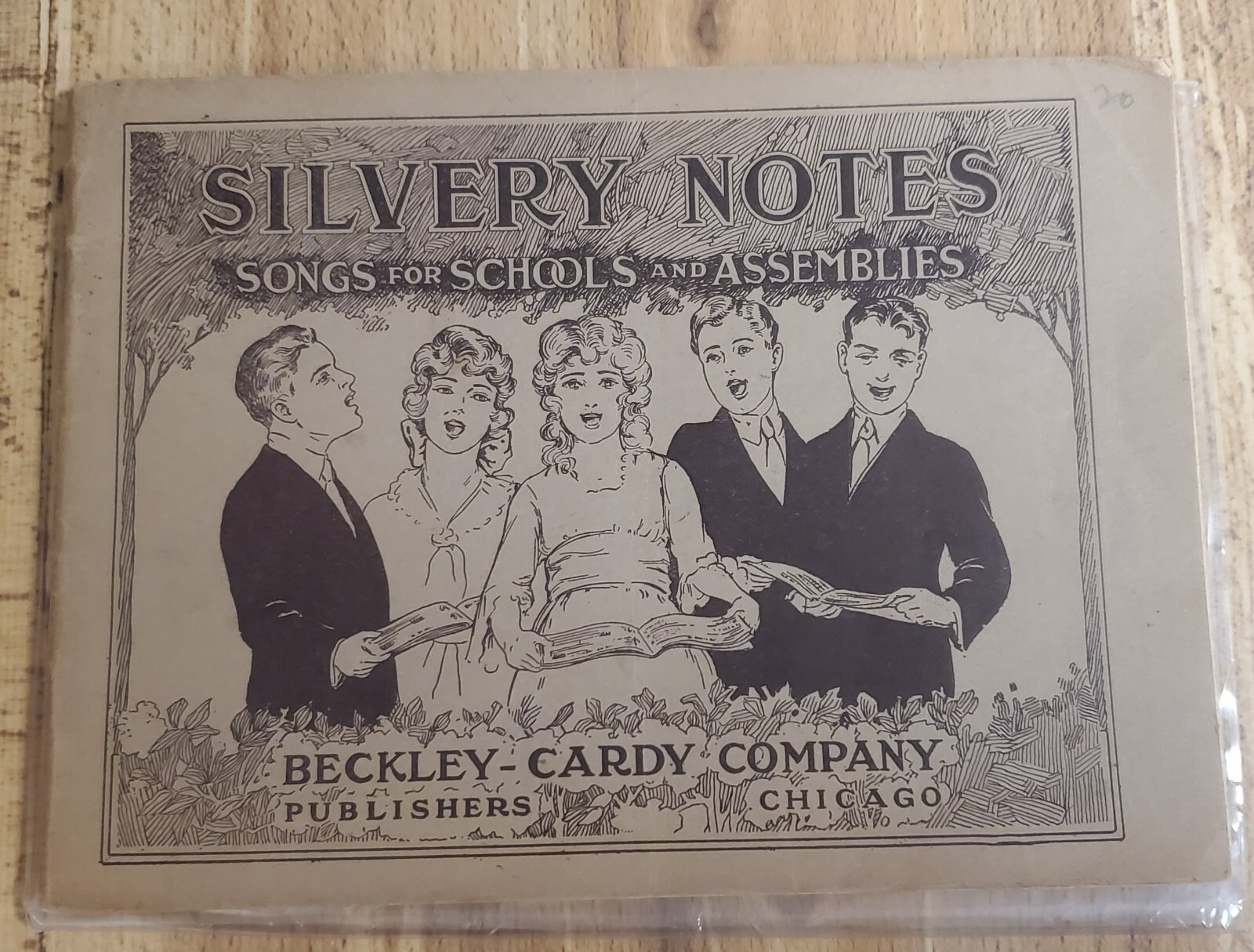 Silvery Notes Songs and School Assemblies Beckley-Cardy Co. Early 1900s