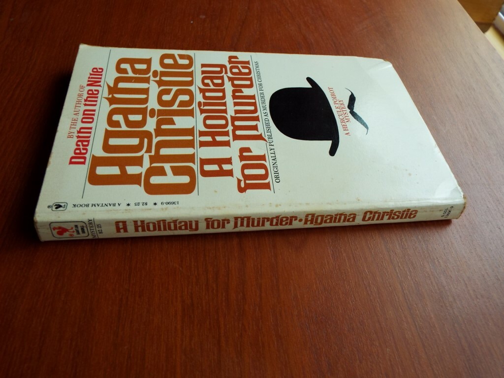 1979 A Holiday For Murder Agatha Christie Mystery Bantam Paperback