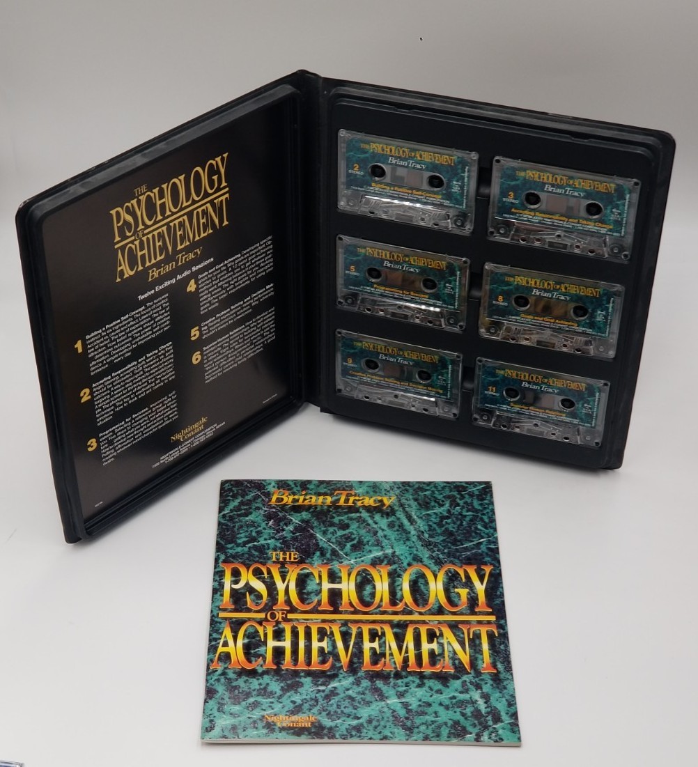 Brian Tracy The Psychology of Achievement Self Help Audiobook System on Cassete