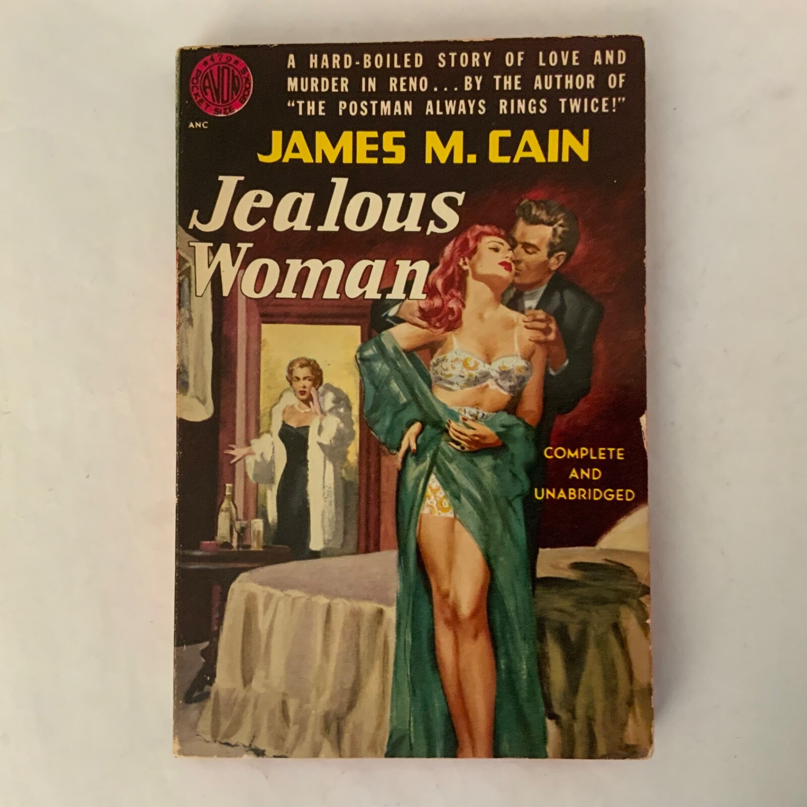 Jealous Woman by James M. Cain 1951 Avon 479, first printing VG++ – N. Fine
