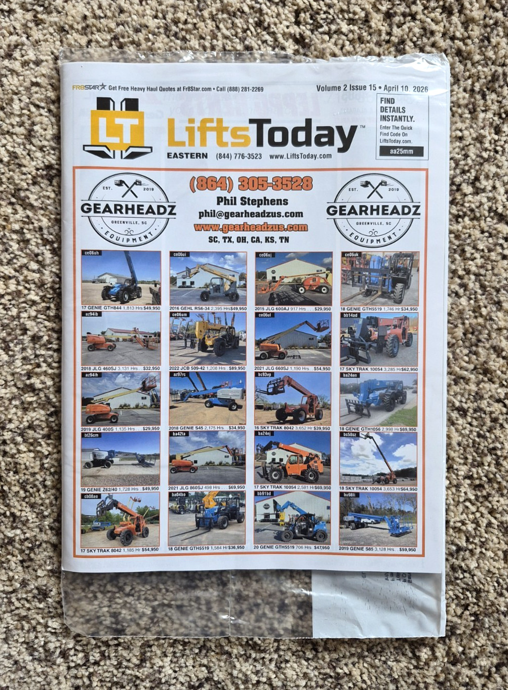 LIFTS TODAY Eastern Magazine – April 10, 2026 – Volume 2 Issue 15