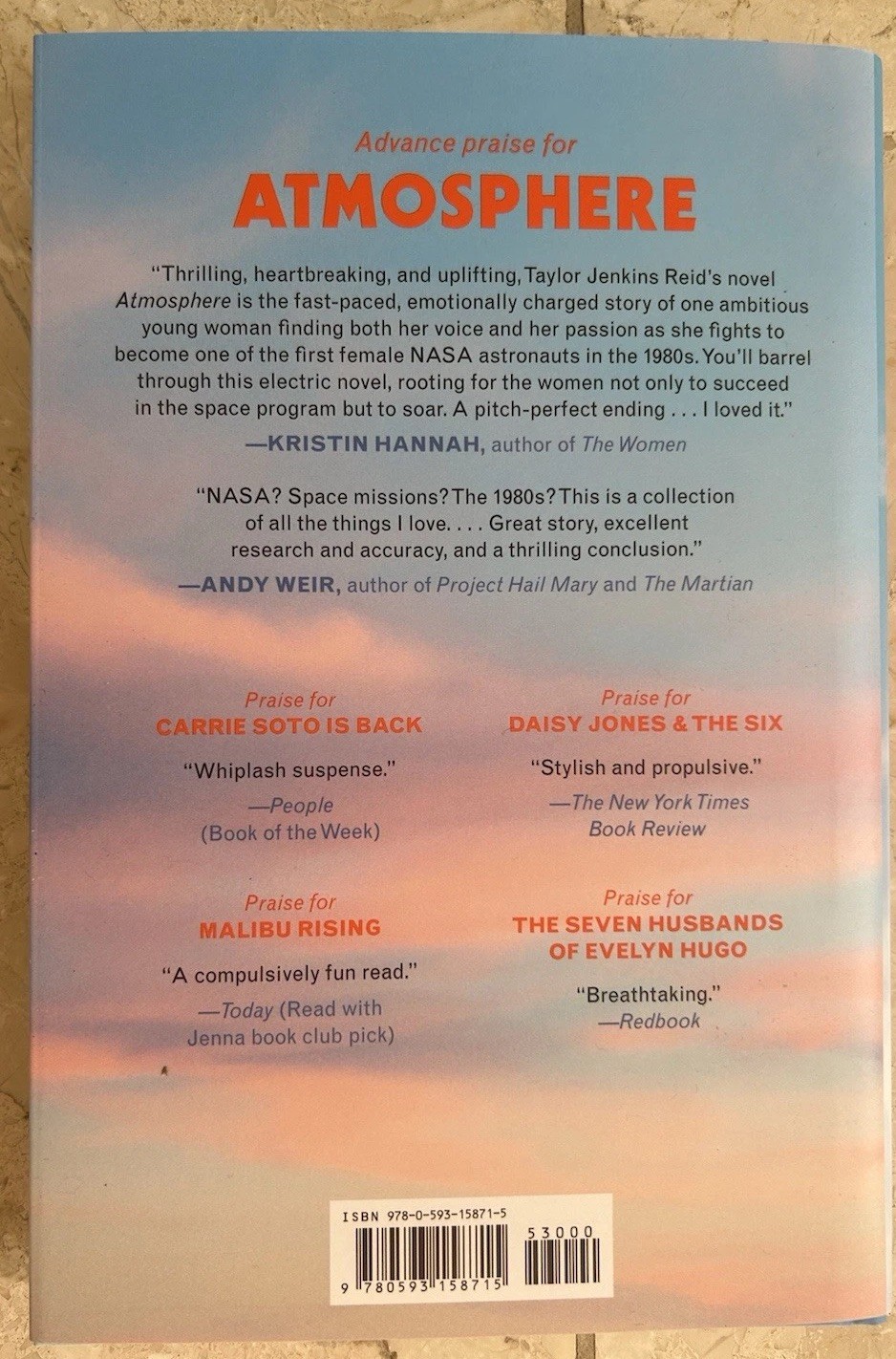 Atmosphere: a GMA Book Club Pick : A Love Story by Taylor Jenkins Reid (2025,…