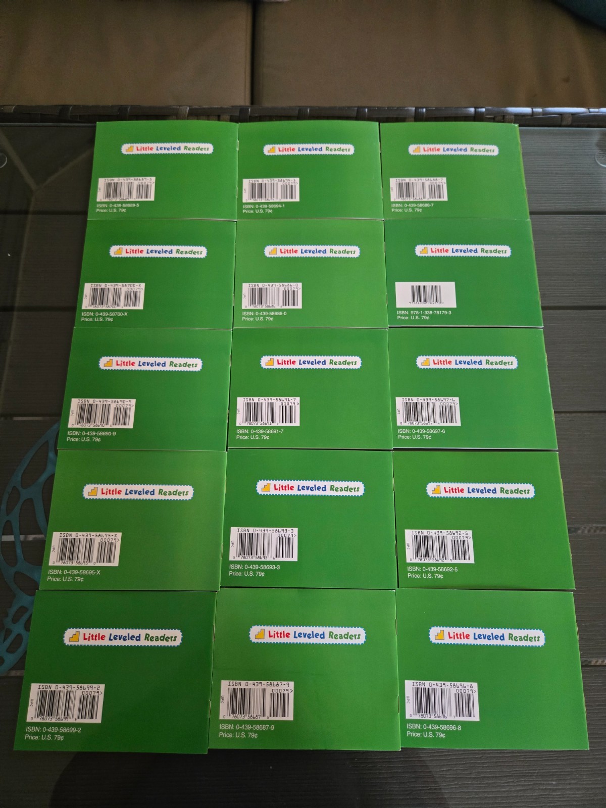 Complete 60 Book Set Scholastic Little Leveled Readers Levels A, B, C, D