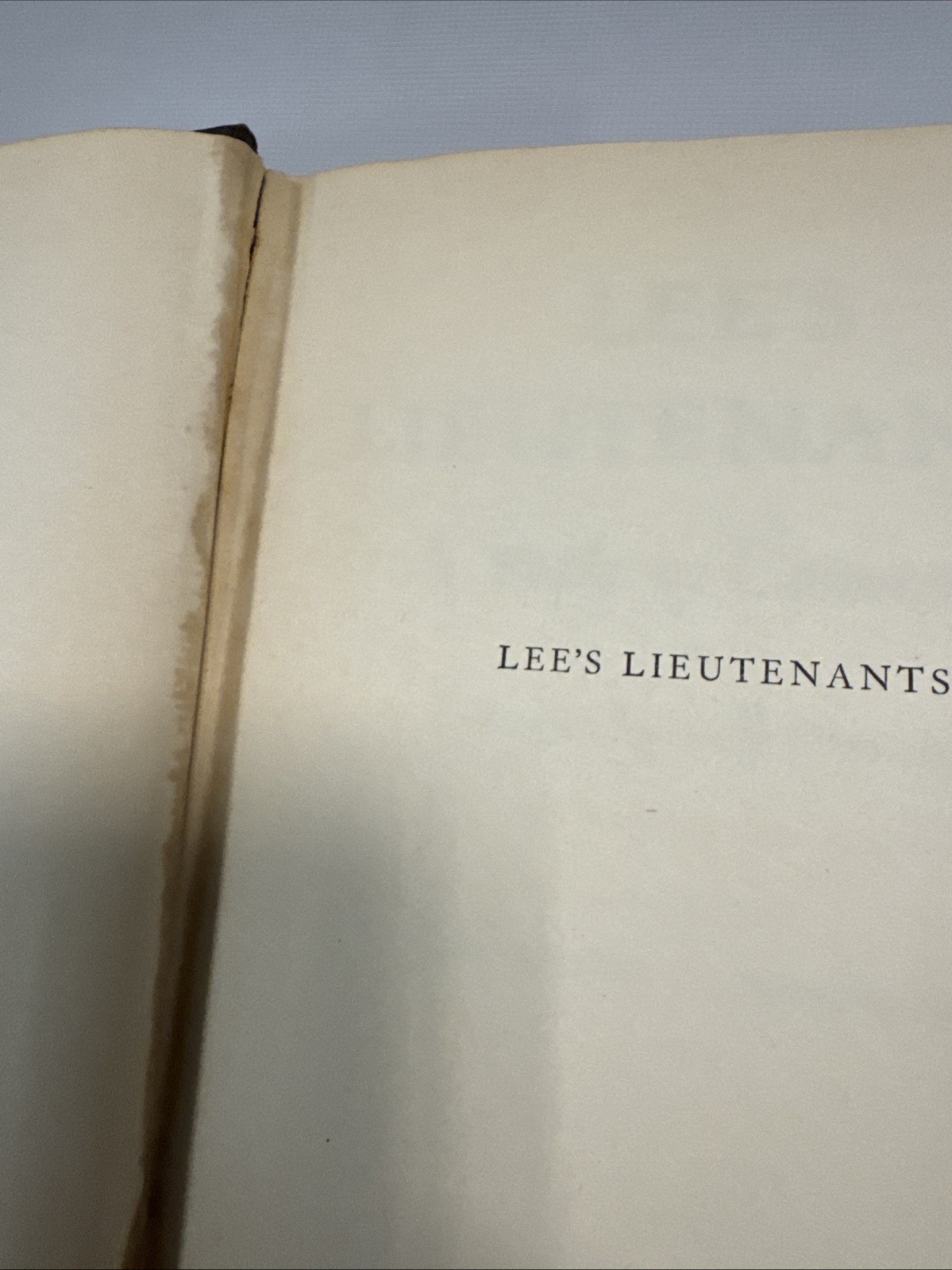 Lee’s Lieutenants by Douglas Southall Freeman 3 Vol, 1st Print, 1942-44 Signed