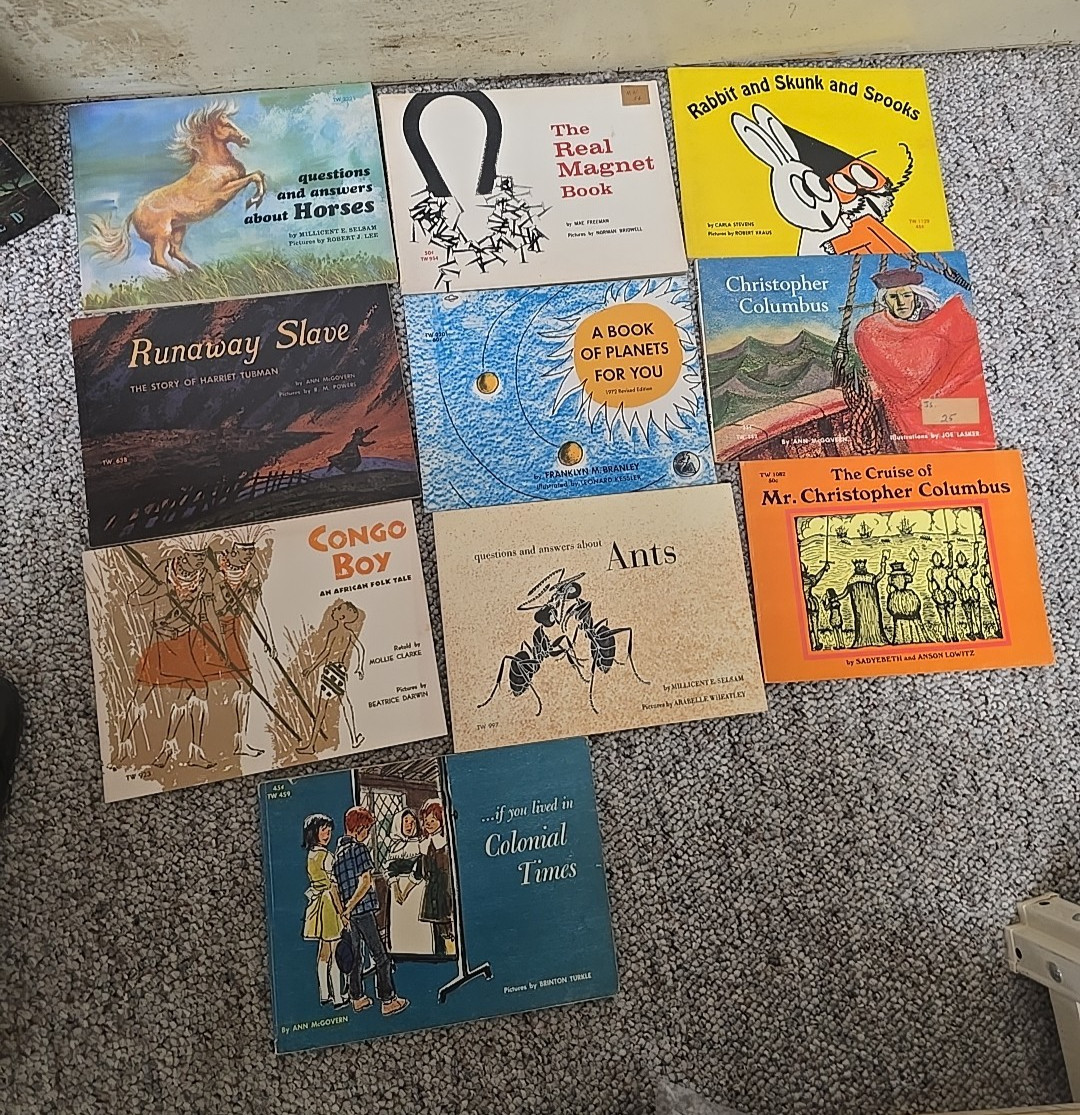 Lot of 10 Mixed Authors Runaway Slave, Congo Boy, Ants Paperback Childrens Books