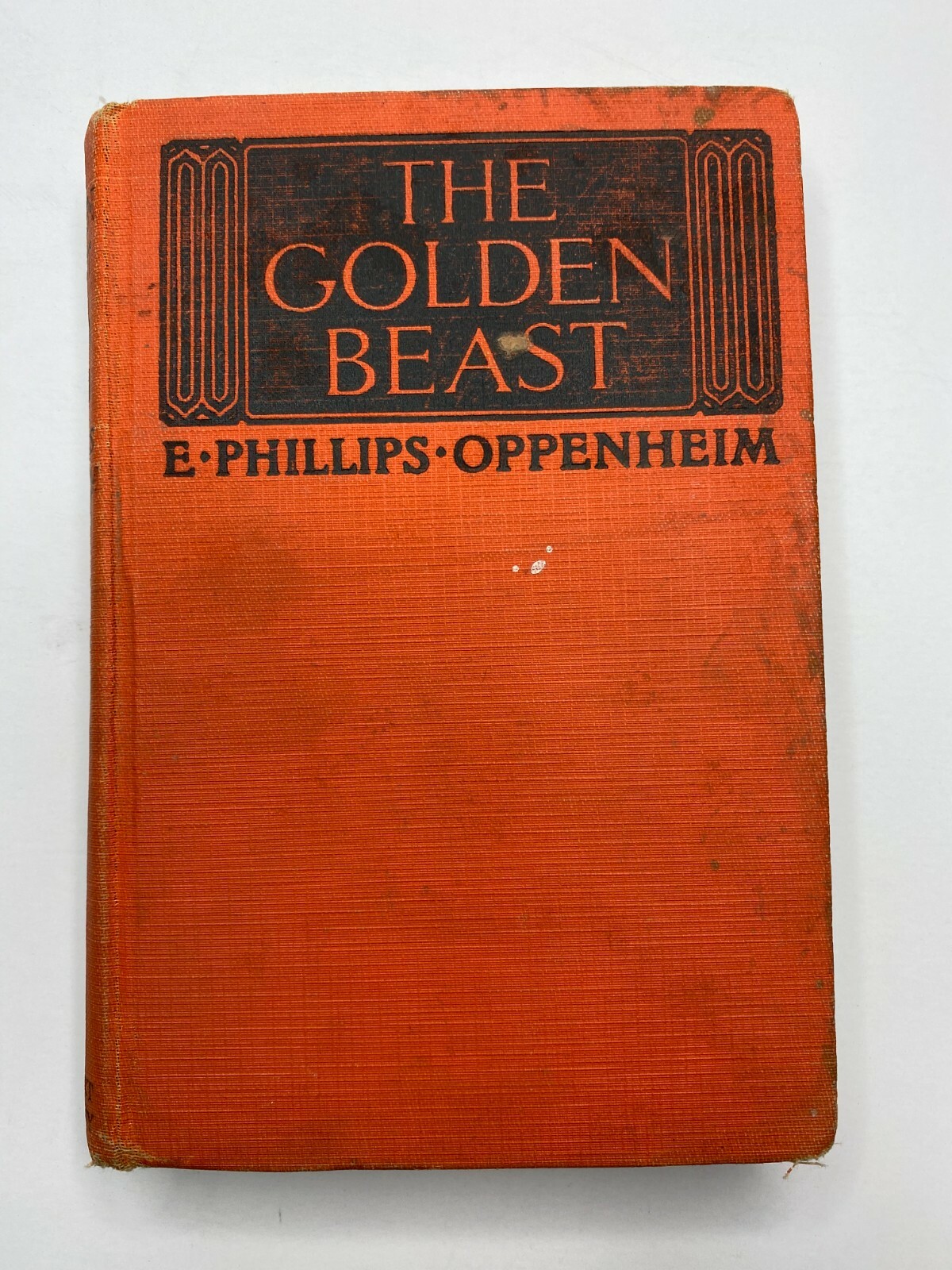 E Phillips OPPENHEIM The Golden Beast Pub 1926 AL Burt Company NY Vintage Book