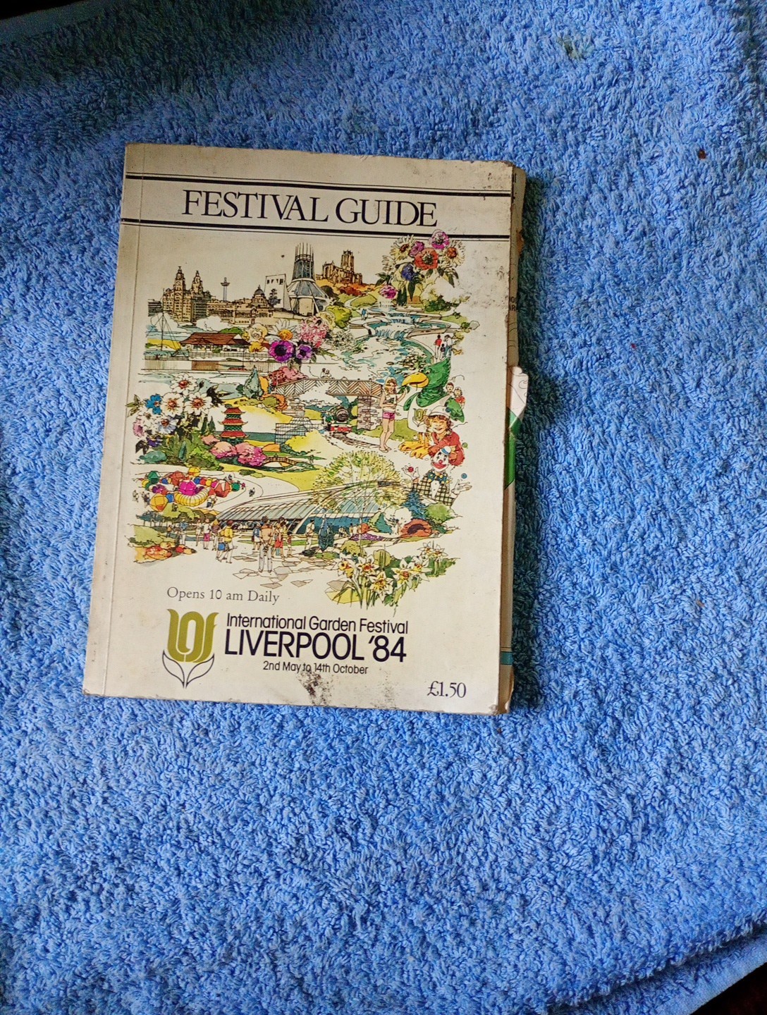 RD LIVERPOOL 84 GARDEN FESTIVAL GUIDE A BIT GRUBBY. BUT RARE 224 Pages