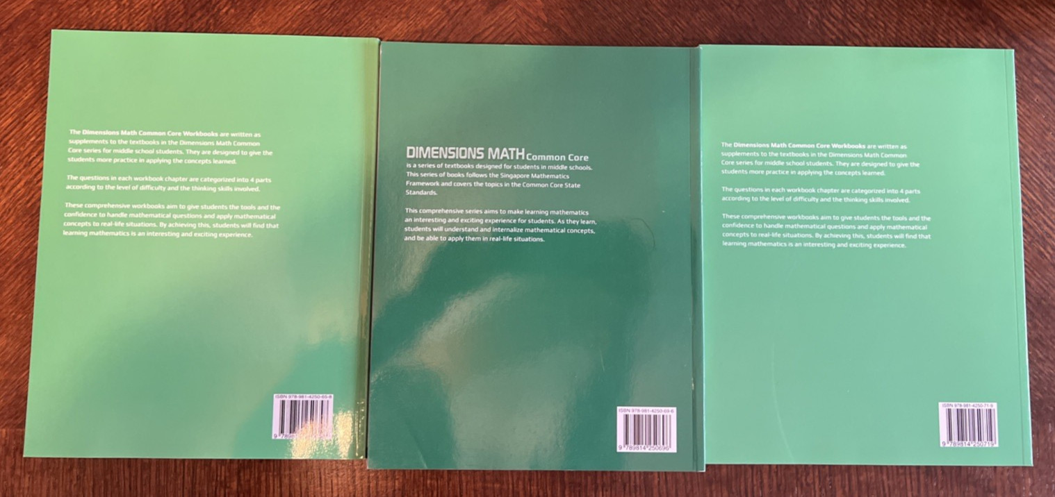 Dimensions Math Common Core 8B Teaching Notes, Workbook, Workbook Solutions