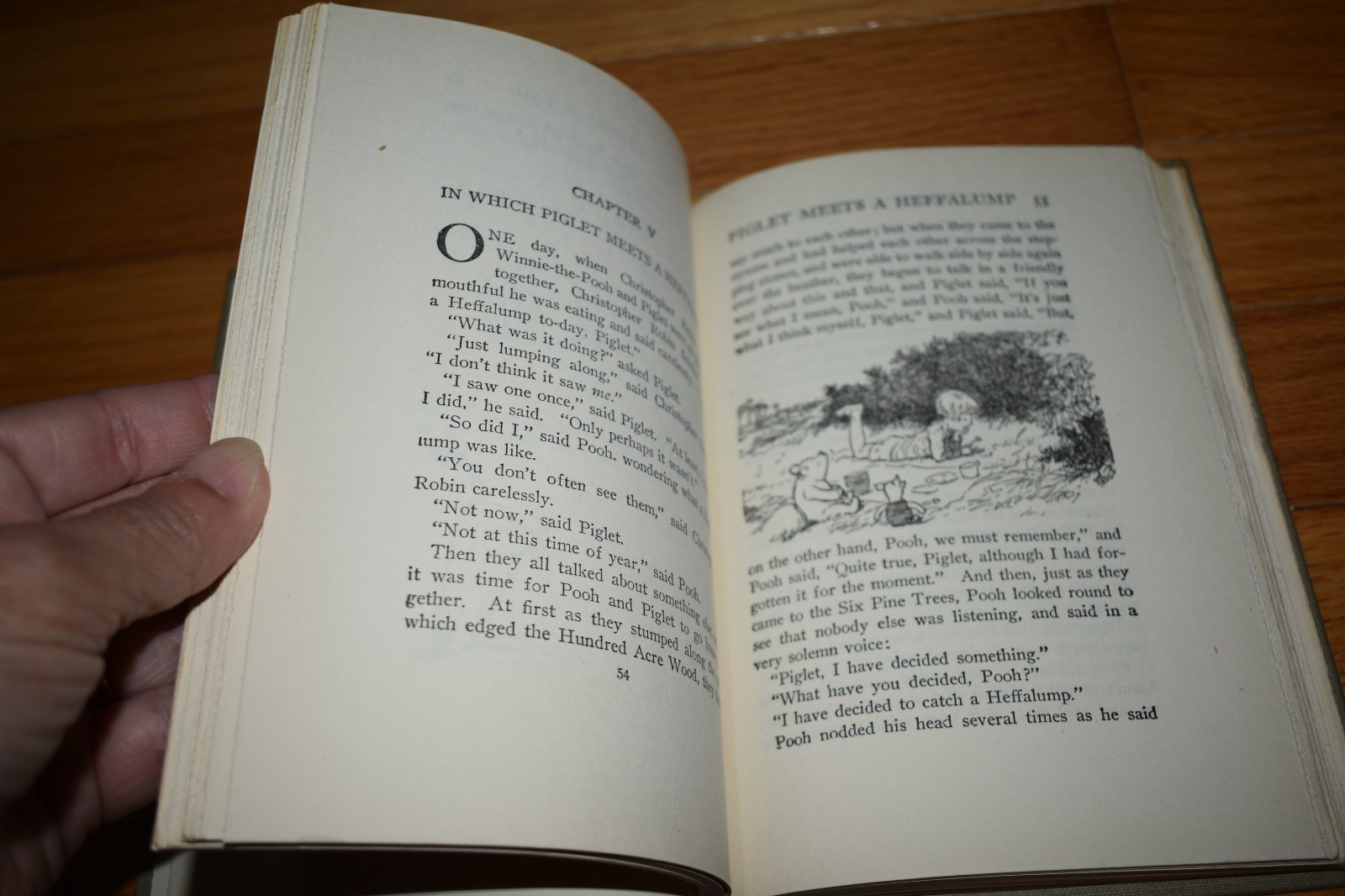 Vintage Winnie The Pooh Hardcover Book By A.A. Milne, E.P. Dutton & Co