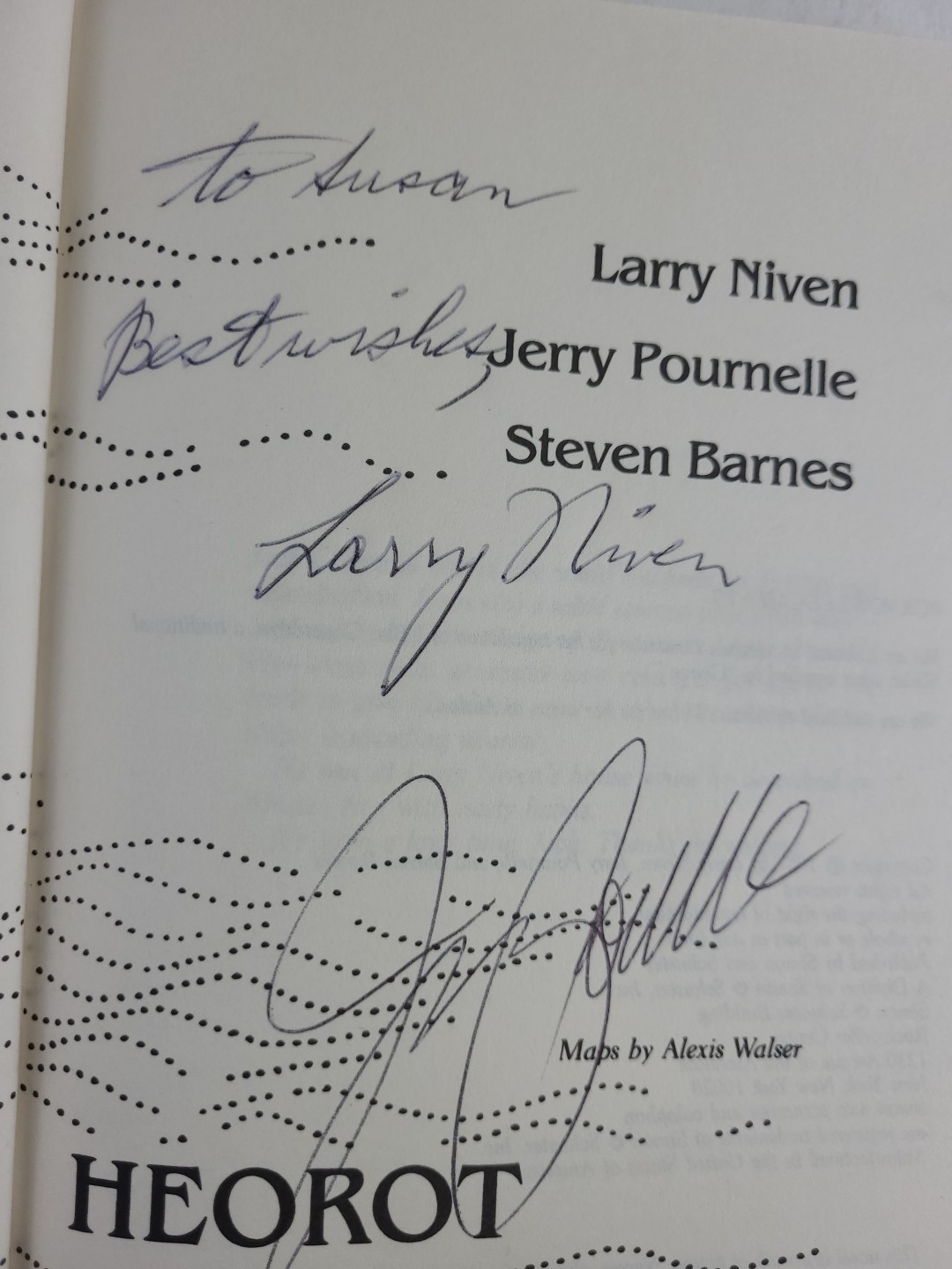*SIGNED* Legacy Of Heorot Larry Niven Jerry Pournelle Steven Barnes 1987 HC BCE