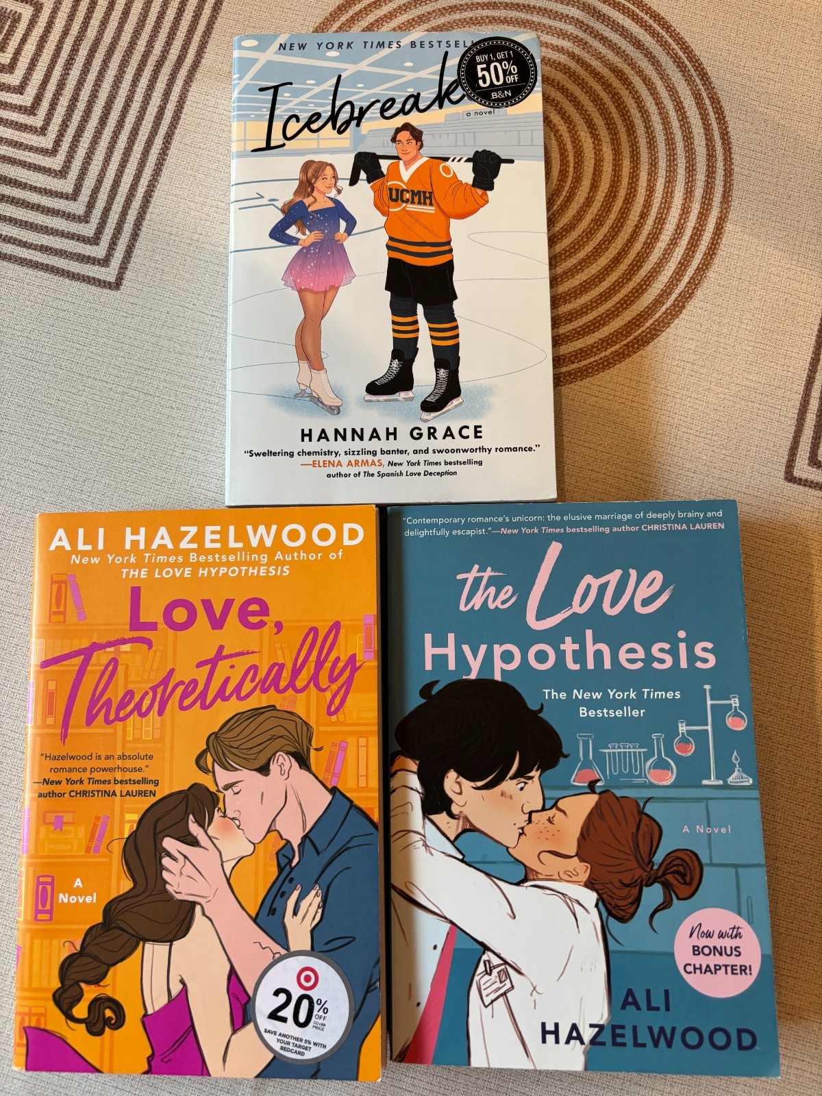 Ali Hazelwood Hanna Grace Lot Love Hypothesis Theoretically Icebreaker Paperback