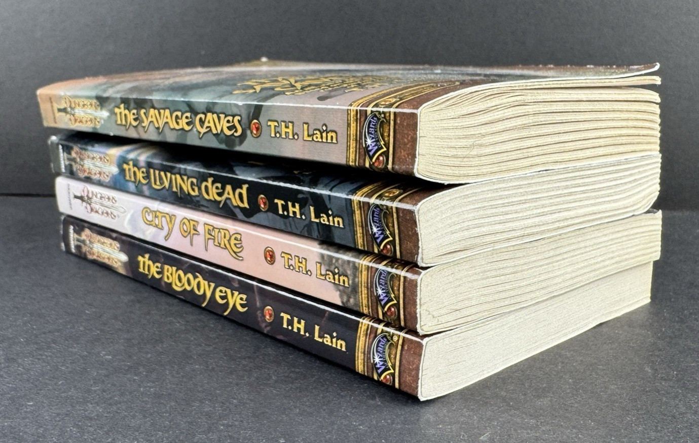 Dungeons & Dragons TH Lain 4 Iconic Series Novels Paperback Book Lot D&D