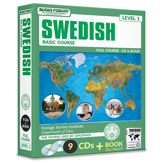 FSI: Basic Swedish (9 CDs/Book) by Foreign Service Institute / Audio Forum