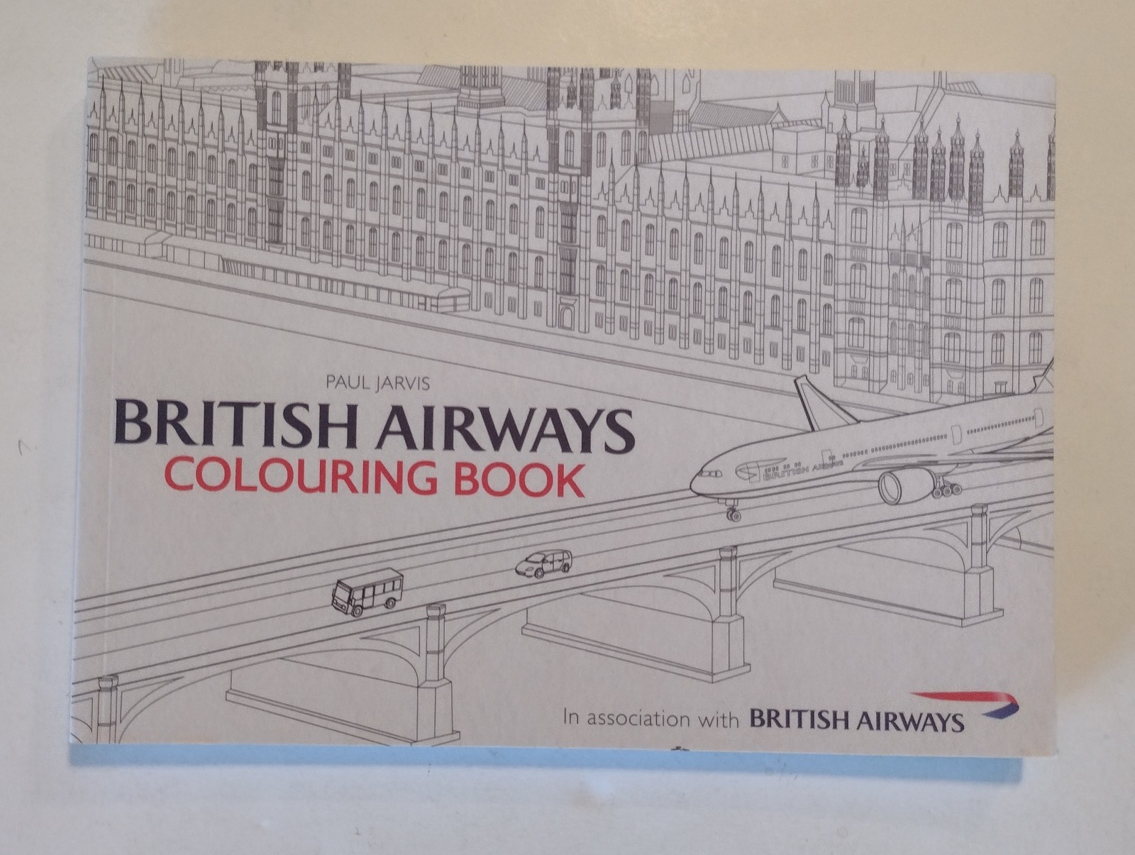 British Airways Colouring Book by Paul Jarvis 2016 Very Nice!