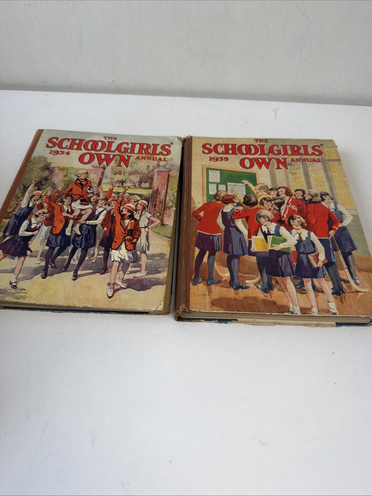 Antiquarian Book Schoolgirls&rsquo; Own Annual 1934 & 1935 See Pics For Condition