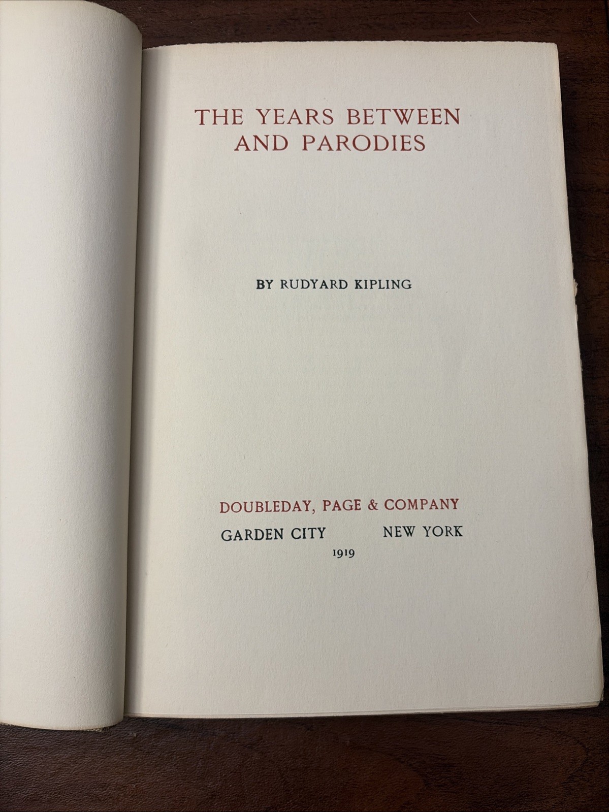 The Years Between and Parodies XXV (1919) HC Seven Seas Edition Limited Copy