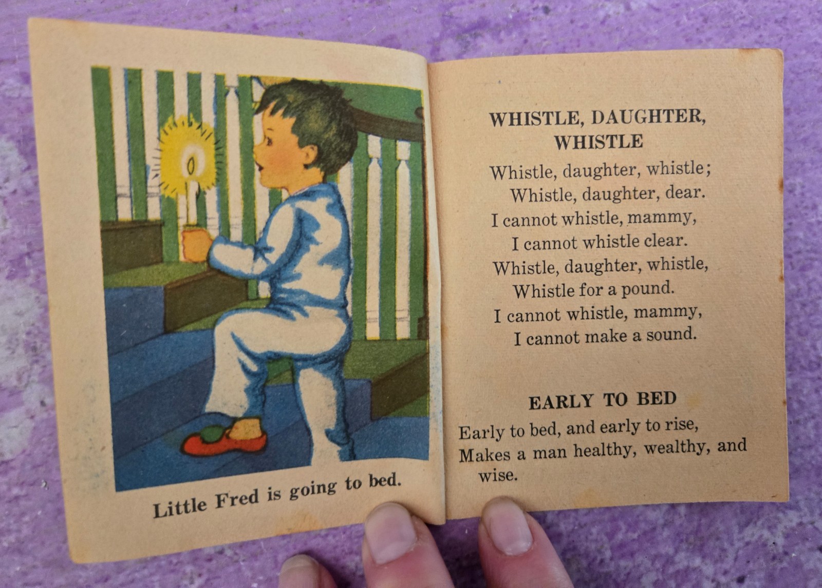 Vintage Miniature Childrens Mini Books Samuel Lowe Animals Illust 1940s LOT OF 8